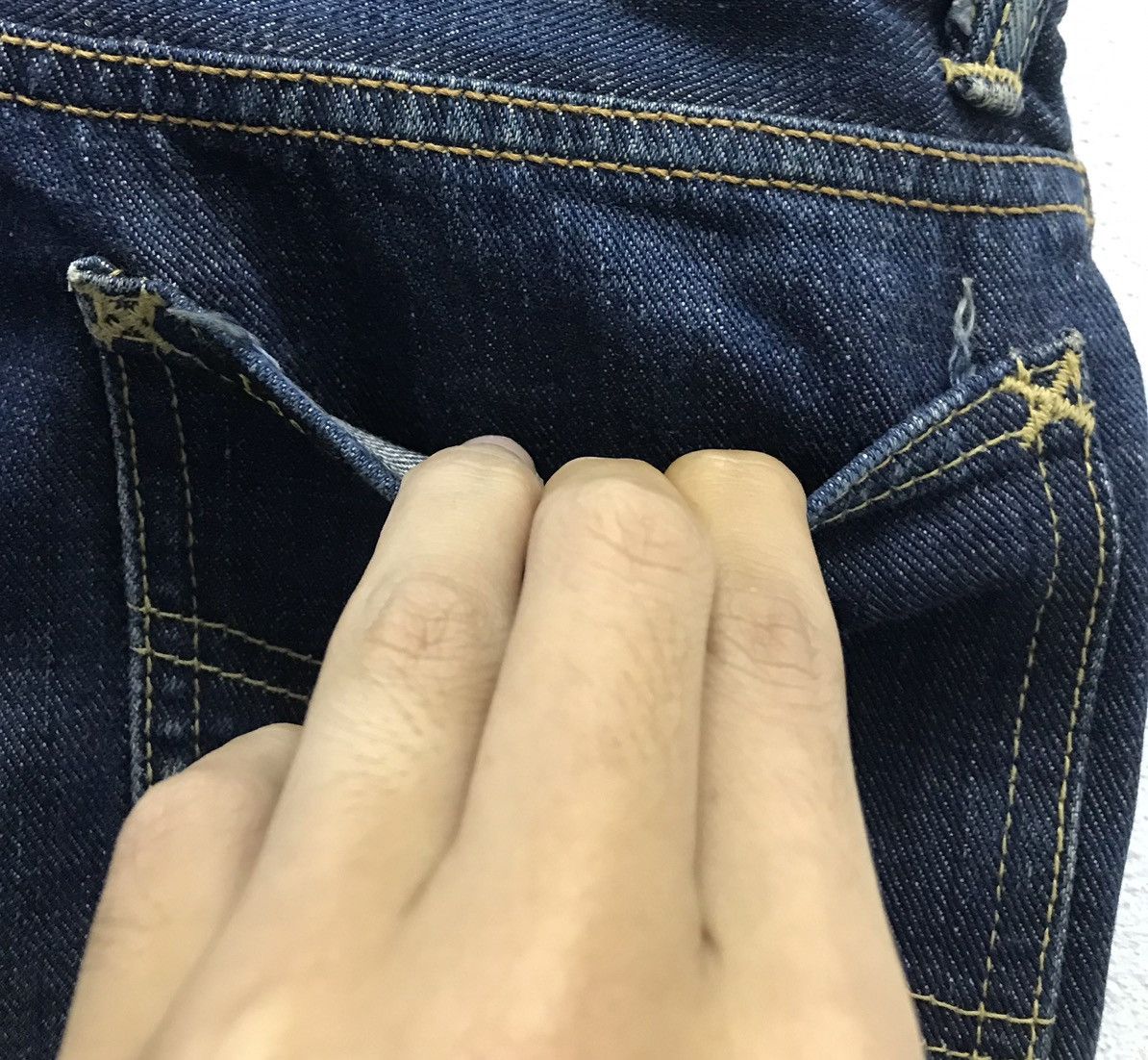 Lee × Vintage Vintage Union Made Sanforized Lee Denim Pants Size US 28 / EU 44 - 9 Thumbnail