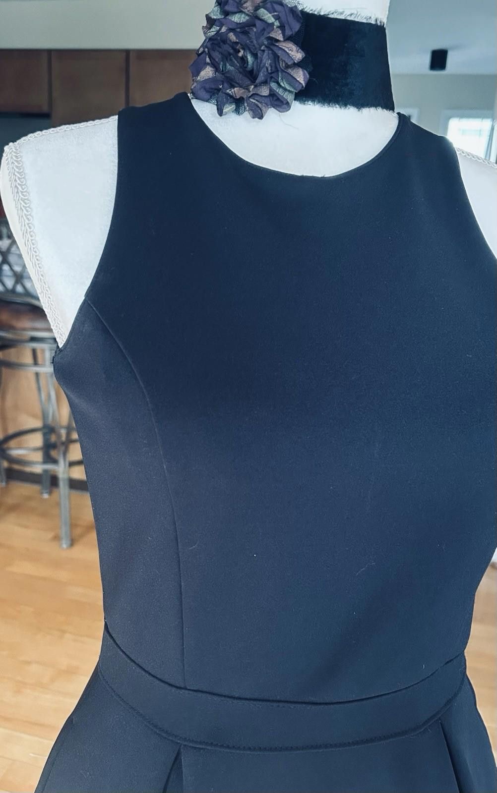 Other Nanette Lepore Lamour black pleated Lined dress size S LBD Size S / US 4 / IT 40 - 3 Thumbnail