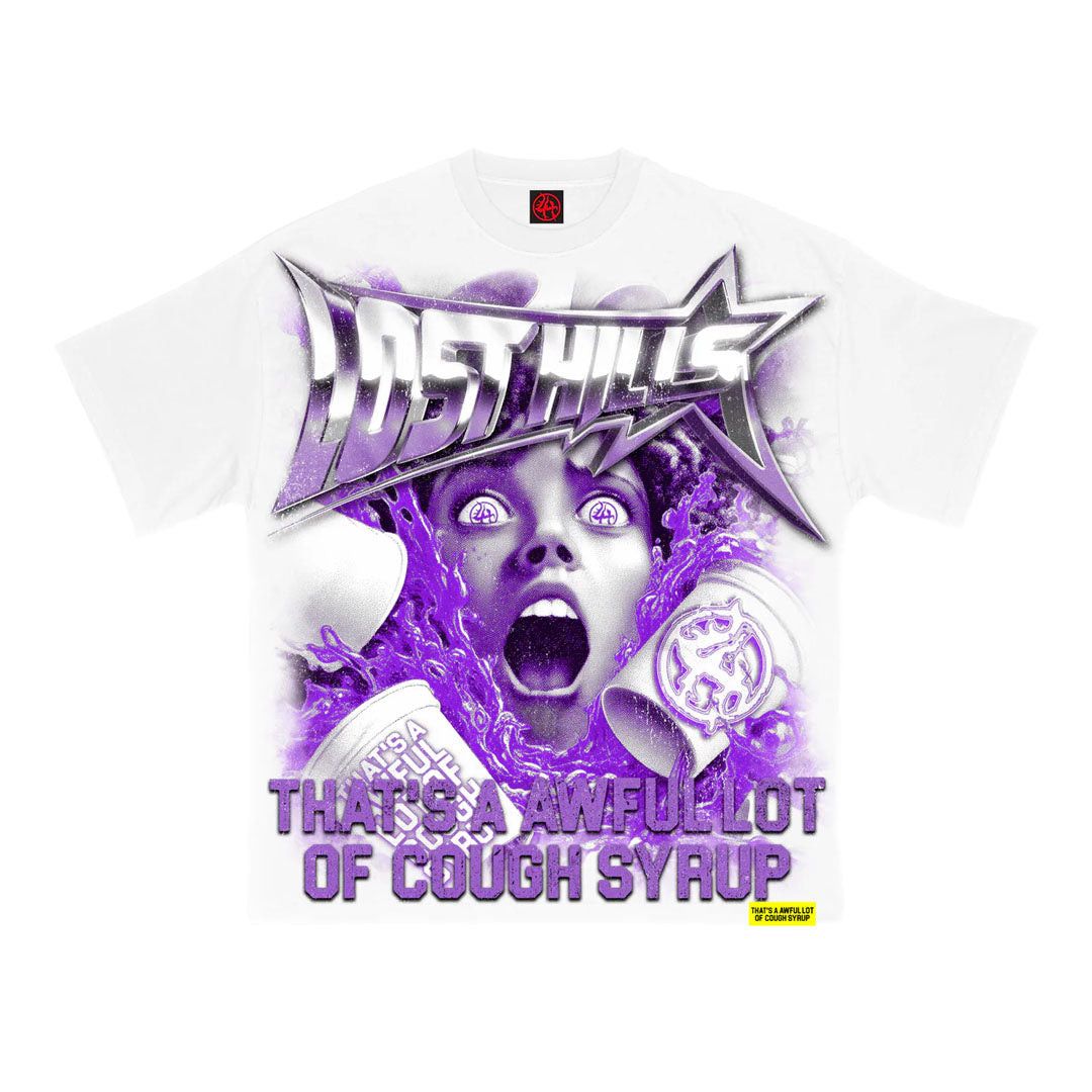 x Cough Syrup Scream Tee White T-shirts