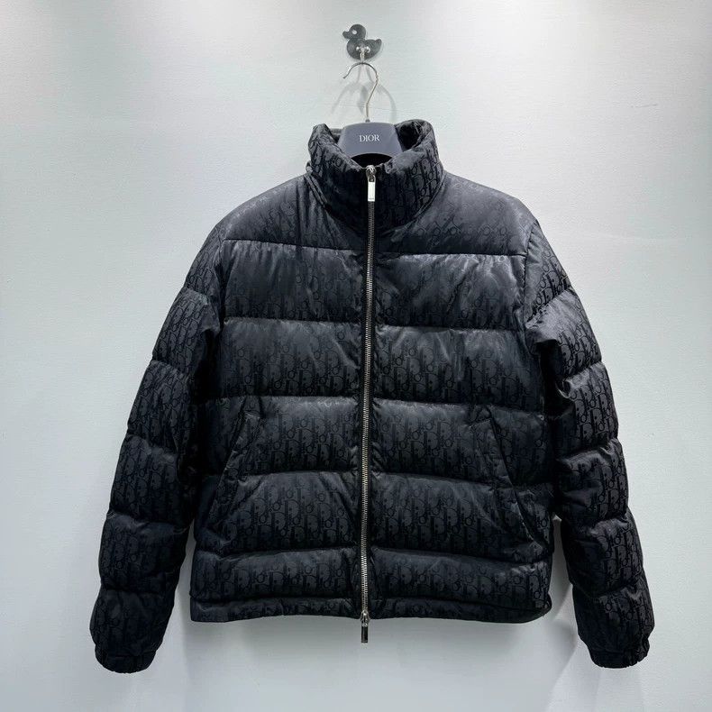 Dior Dior Classic Oblicque Full Print Logo Down Jacket 2503-Next Size US S / EU 44-46 / 1 - 1 Thumbnail