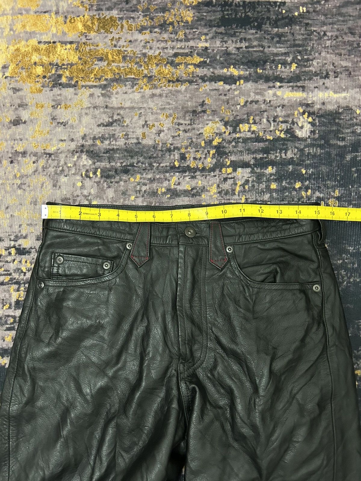 Takeo Kikuchi Takeo Kikuchi Fleur Leather Pants Size US 30 / EU 46 - 18 Thumbnail