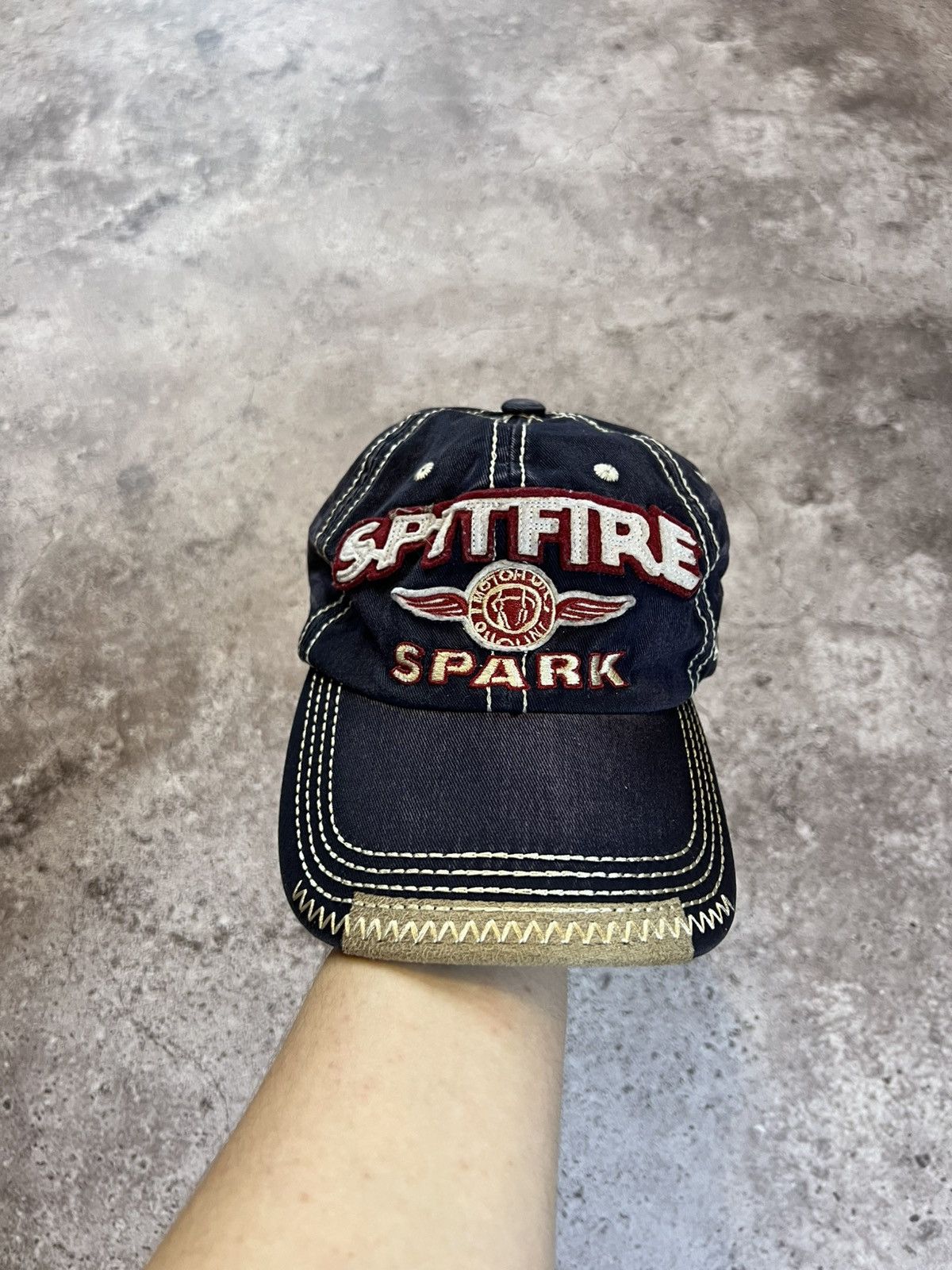 Japanese Brand Vintage Y2K 2000 Spitfire Spark racing style punk skater hat Size ONE SIZE - 1 Thumbnail