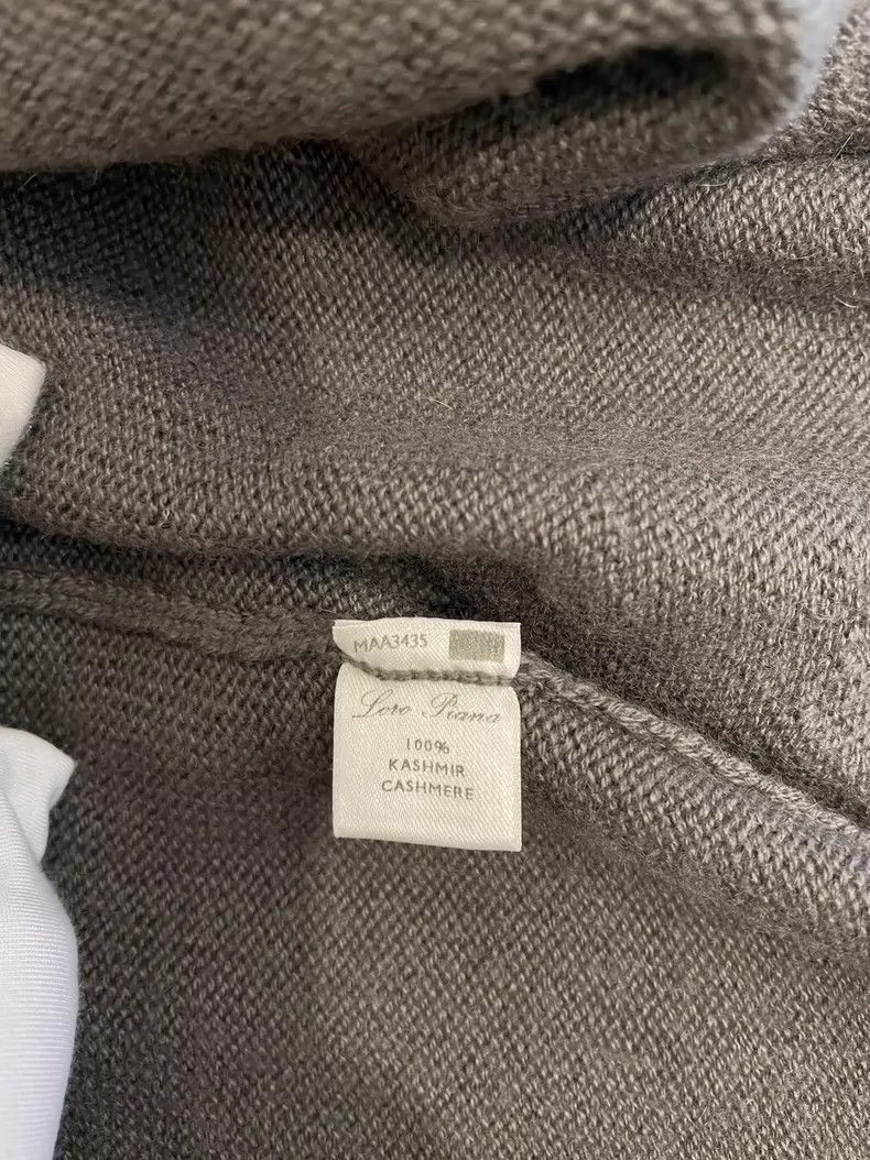 Loro Piana LORO PIANA Dark grey cashmere skirt Size 28" / US 6 / IT 42 - 4 Thumbnail