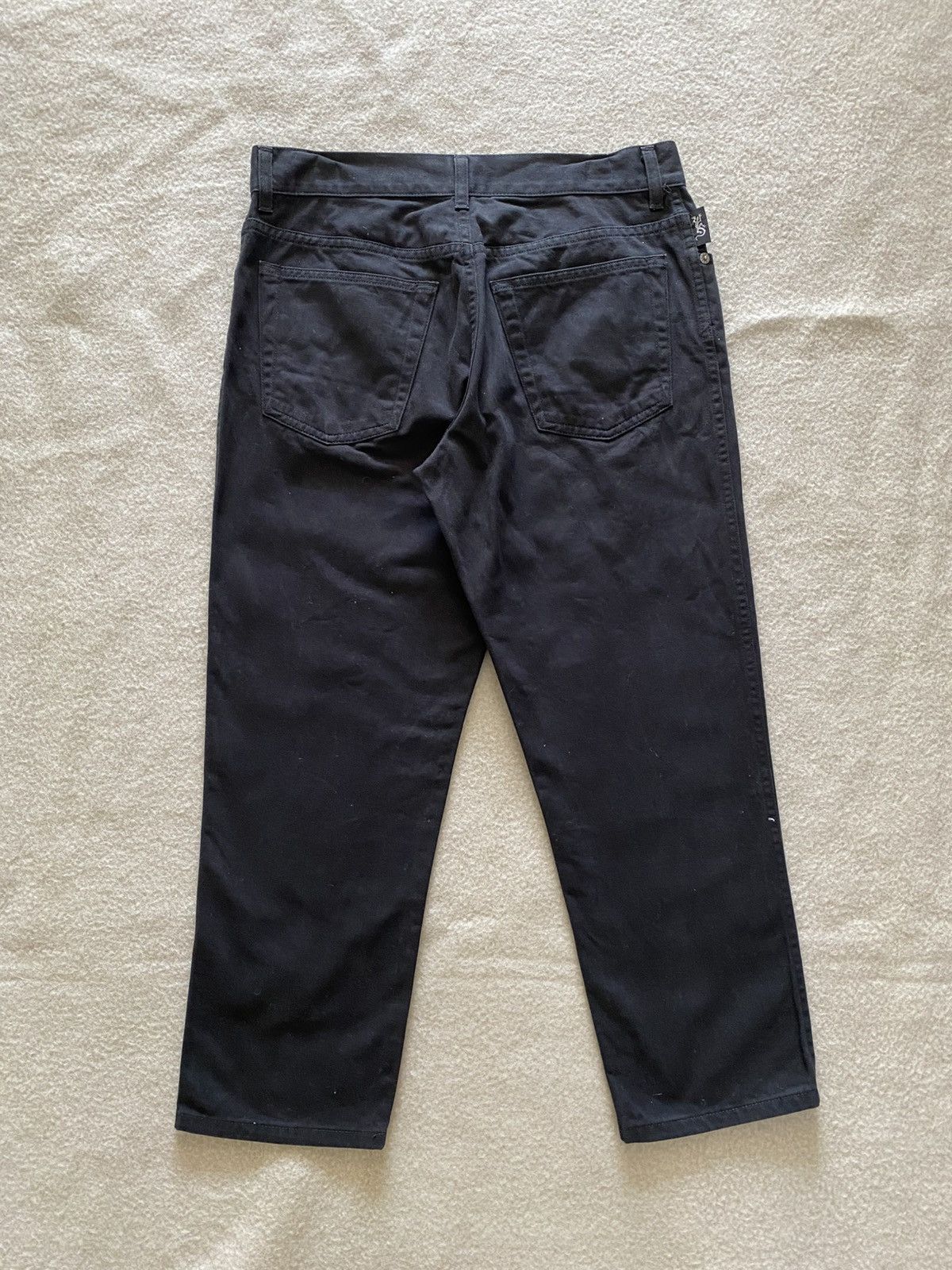 agnes b. Agnes B. Black Trouse Pants Tapered Leg W30 Size 30" / US 8 / IT 44 - 4 Thumbnail