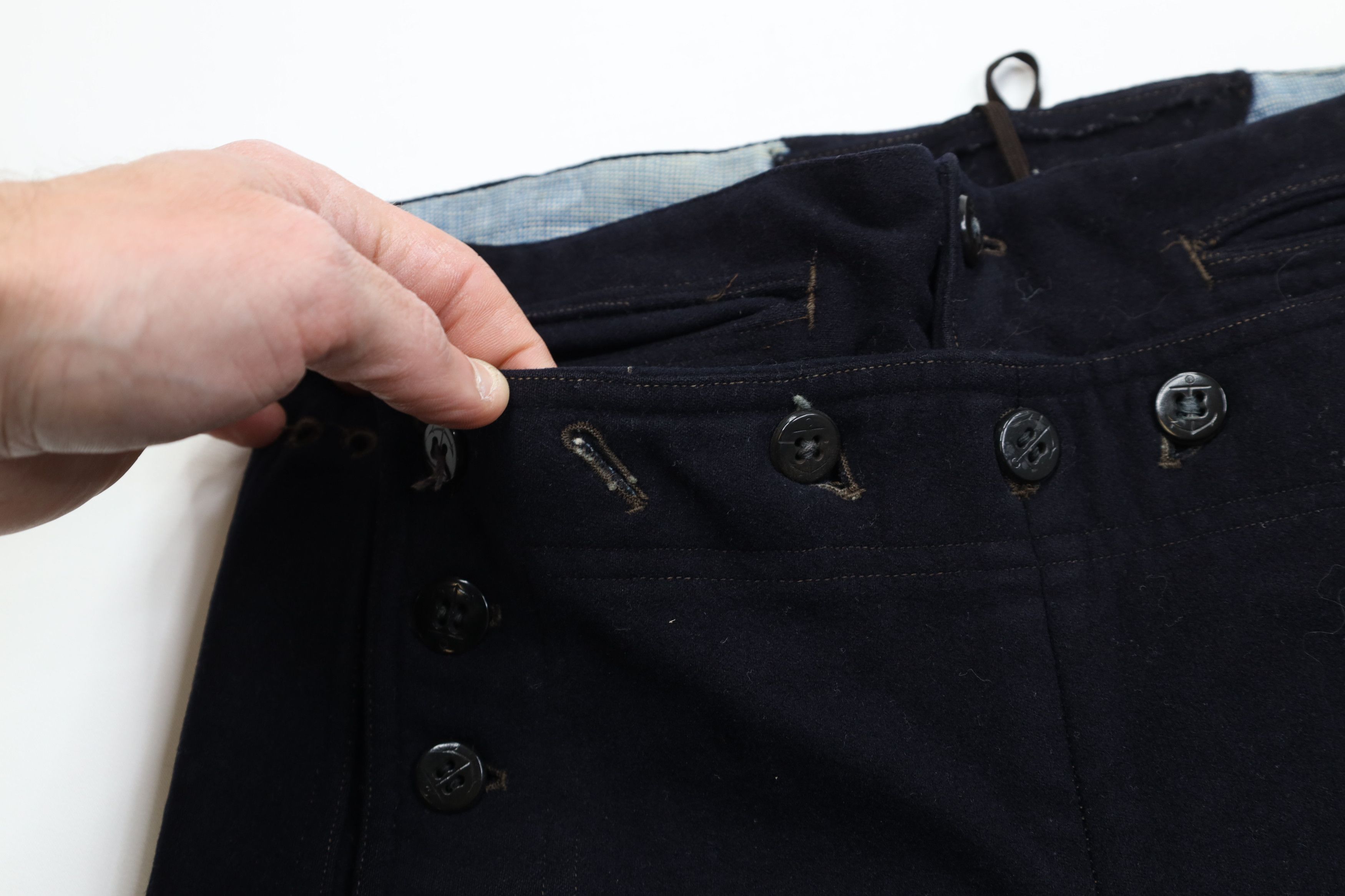 Vintage Vintage 40s 50s World War II Jack Wool Bell Bottoms Pants Size US 30 / EU 46 - 7 Thumbnail