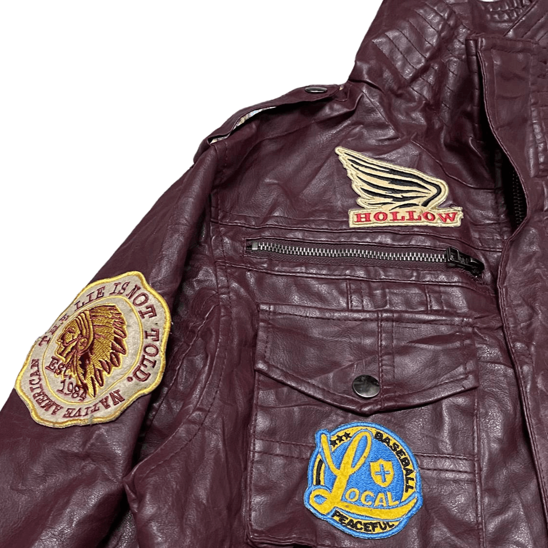 Japanese Brand Japanese Racing Biker Patches Synthetic Leather Jacket Size US L / EU 52-54 / 3 - 6 Thumbnail