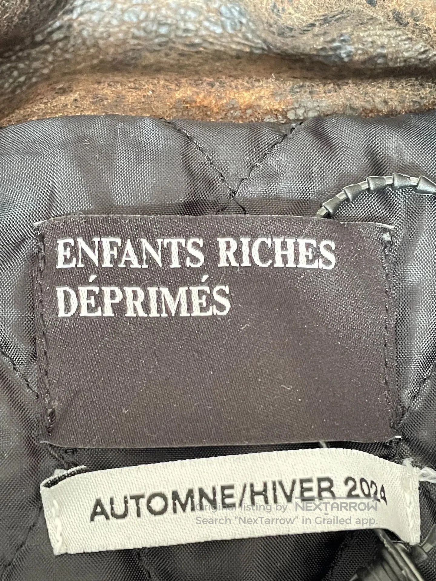 Enfants Riches Deprimes ERD 24FW Distressed Blue Canvas Jacket. Size US L / EU 52-54 / 3 - 3 Thumbnail