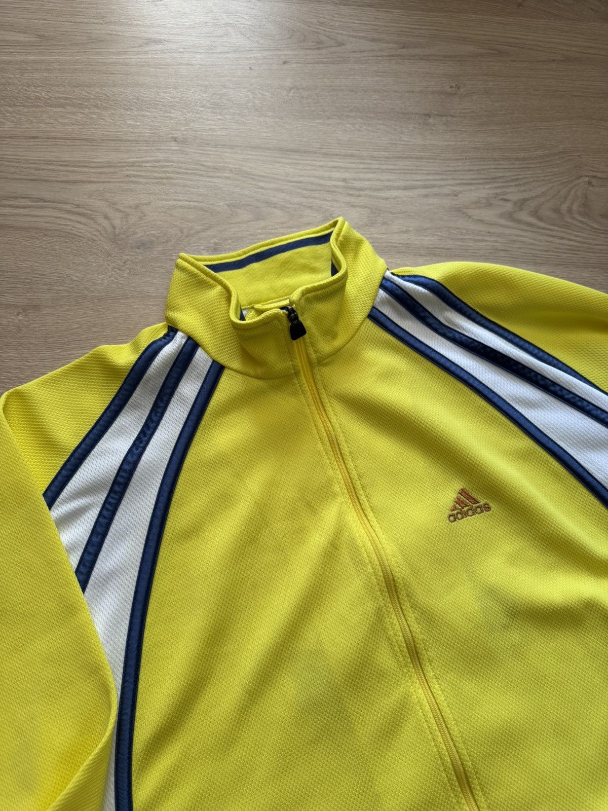 Vintage Vintage 00s Adidas Basketball NBA Baggy Full Zip Long Sleeve Size US XL / EU 56 / 4 - 3 Thumbnail