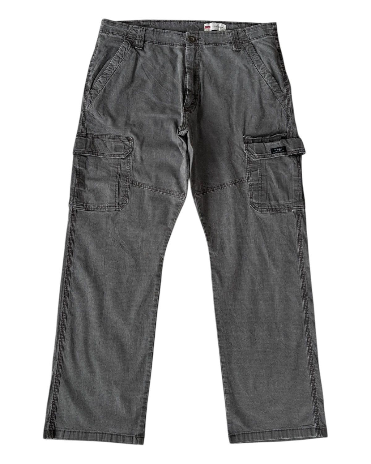 If Six Was Nine × Le Grande Bleu (L.G.B.) × Wrangler 🔥VINTAGE WRANGLER RELAXED FIT BAGGY CARGO PANTS Size US 36 / EU 52 - 7 Thumbnail