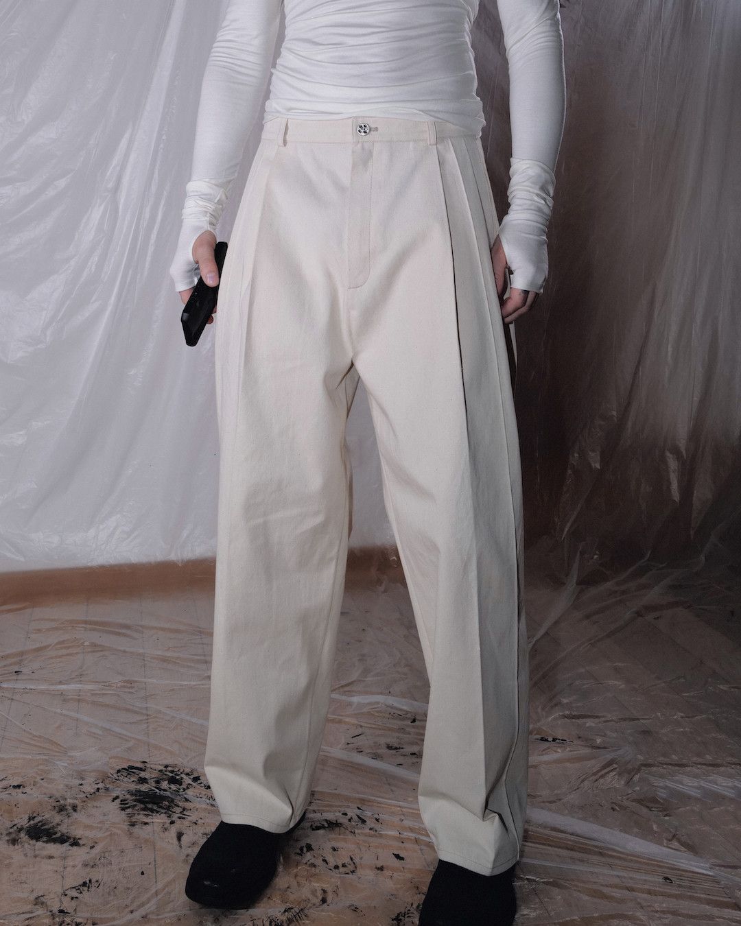 Other PLEATED COTTON PANTS Size US 32 / EU 48 - 13 Thumbnail