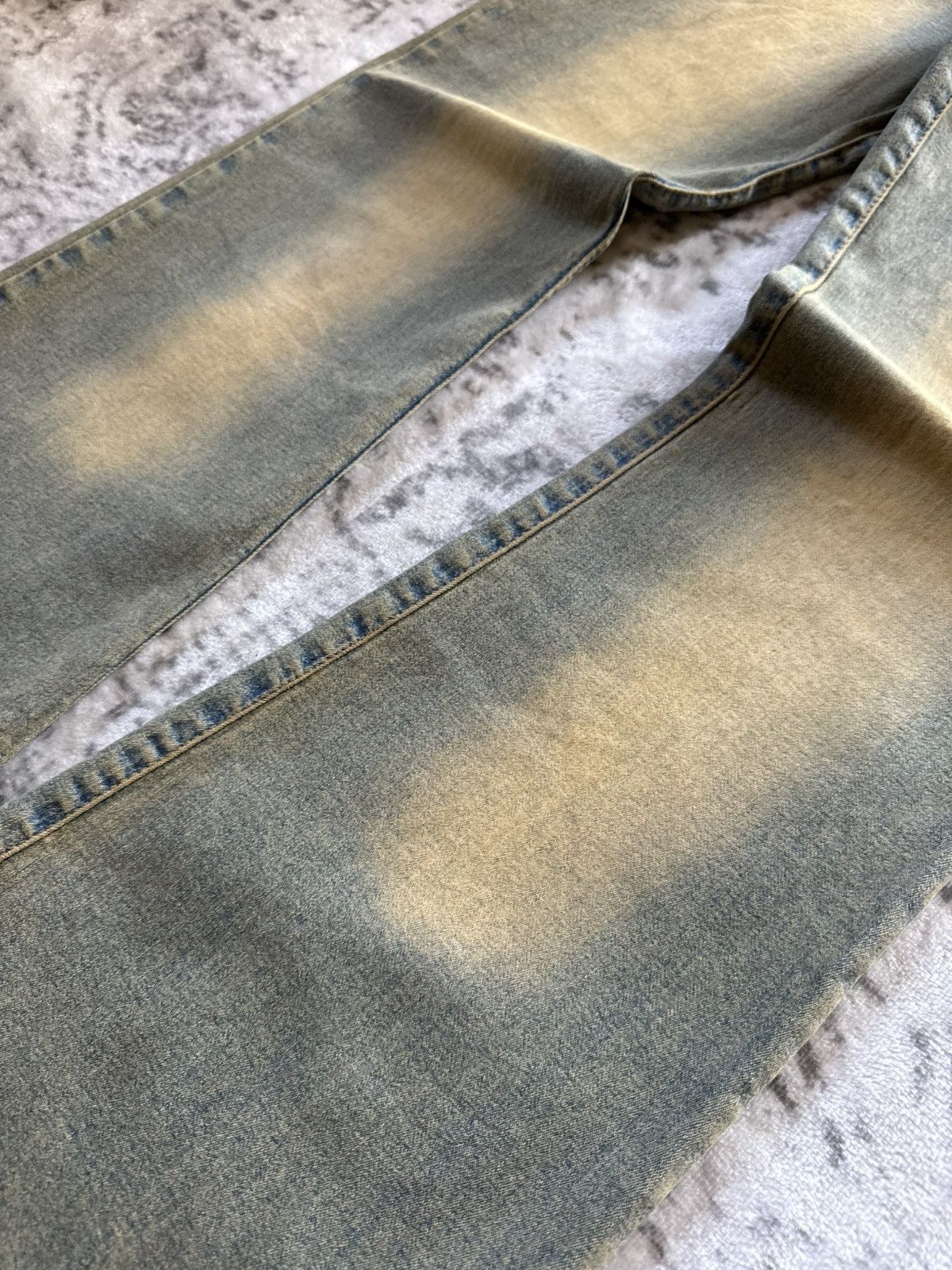 Diesel 2000s Diesel Mud Wash Flared Jeans Rare Size US 27 - 6 Thumbnail