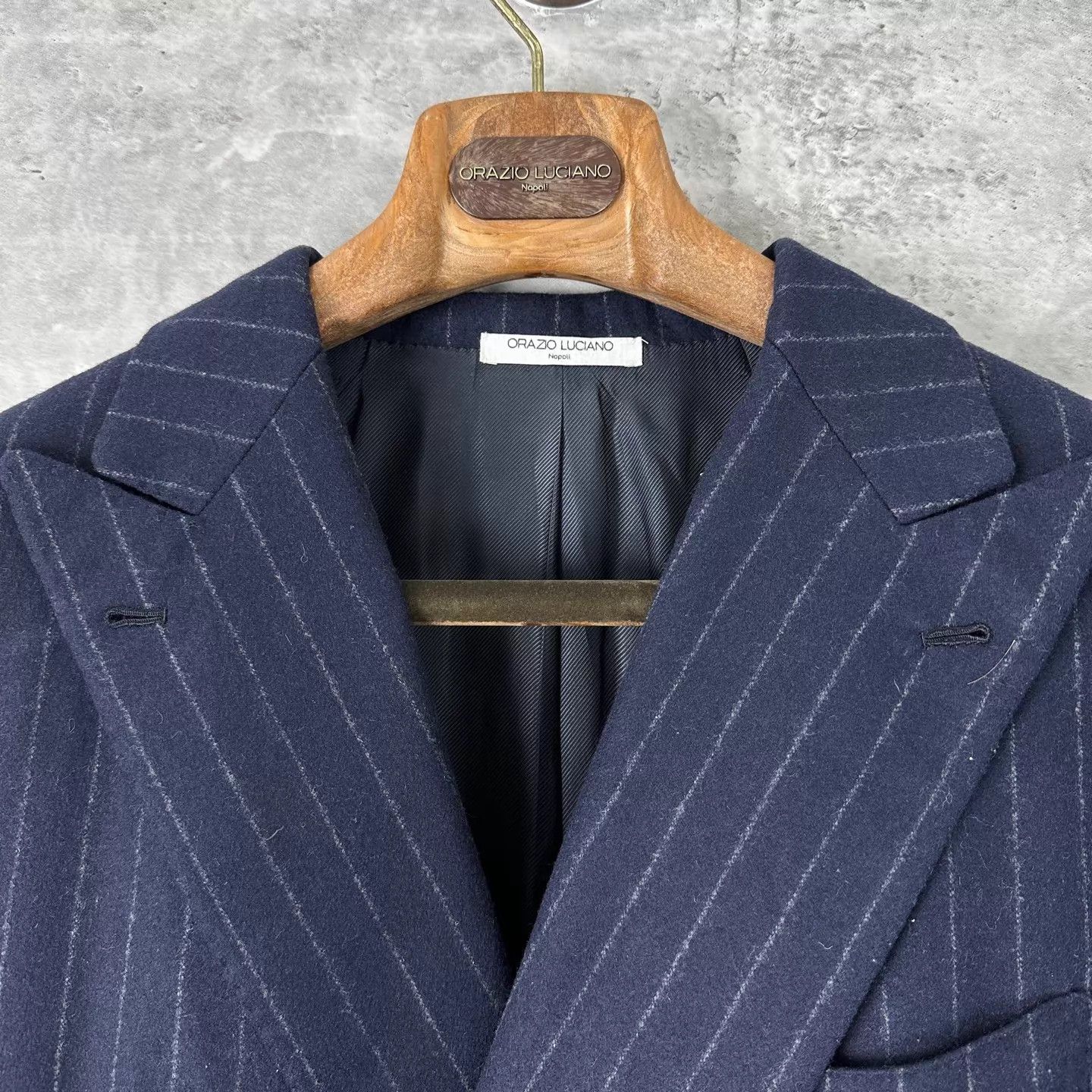 Orazio Luciano Orazio Luciano x Ambrosi Napoli Bespoke Suit Size 50 Lightly Used Size 50R - 4 Thumbnail