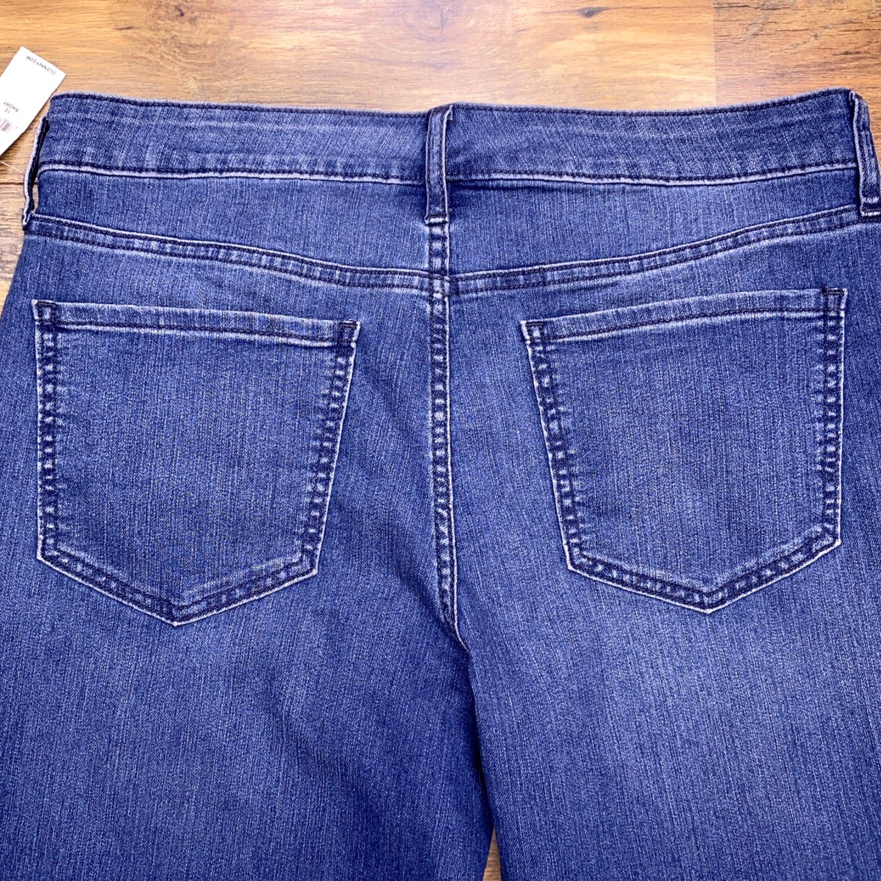 Old Navy Old Navy Jeans Skinny 12 Short Mid Rise Blue Denim 5-Pocket Stretch Regular Size 34" / US 12 / IT 48 - 7 Thumbnail