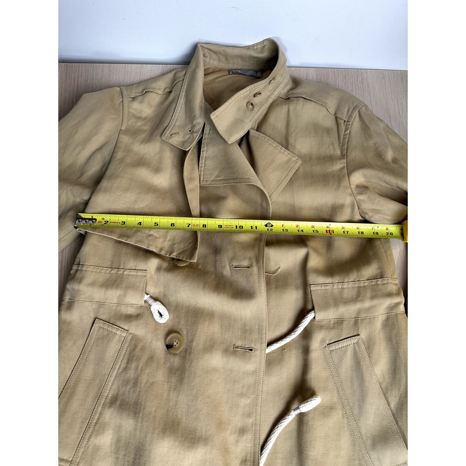 Vince Rare Vince Overcoat with Drawstring Belt - Size S Size S / US 4 / IT 40 - 3 Thumbnail