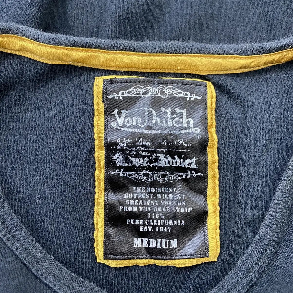 Von Dutch VON DUTCH MOTORCYCLE Leave Me In Peace Tee Shirt Top Long Size M / US 6-8 / IT 42-44 - 4 Thumbnail