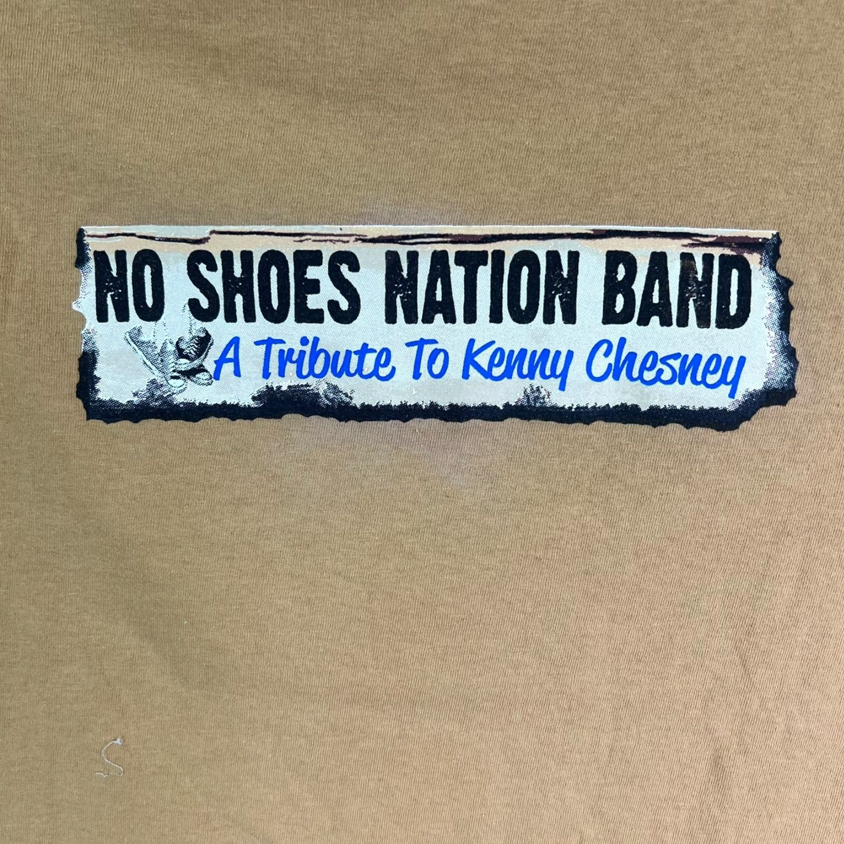 Vintage Kenny Chesney No Shoes Nation Band Tour T-Shirt Adult Large Brown Graphic Print Mens Size US L / EU 52-54 / 3 - 3 Thumbnail