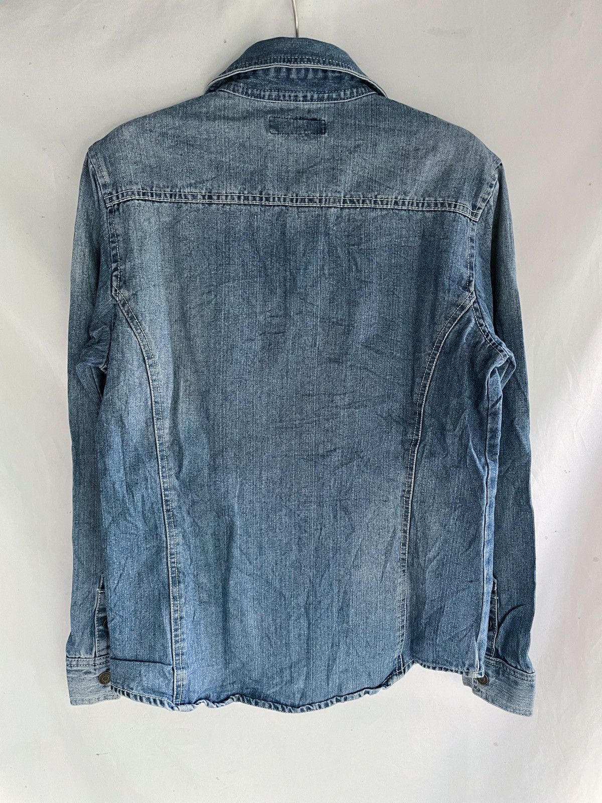 In The Attic IN THE ATTIC DENIM WASHED BUTTON DOWN SHIRT Size US S / EU 44-46 / 1 - 8 Thumbnail