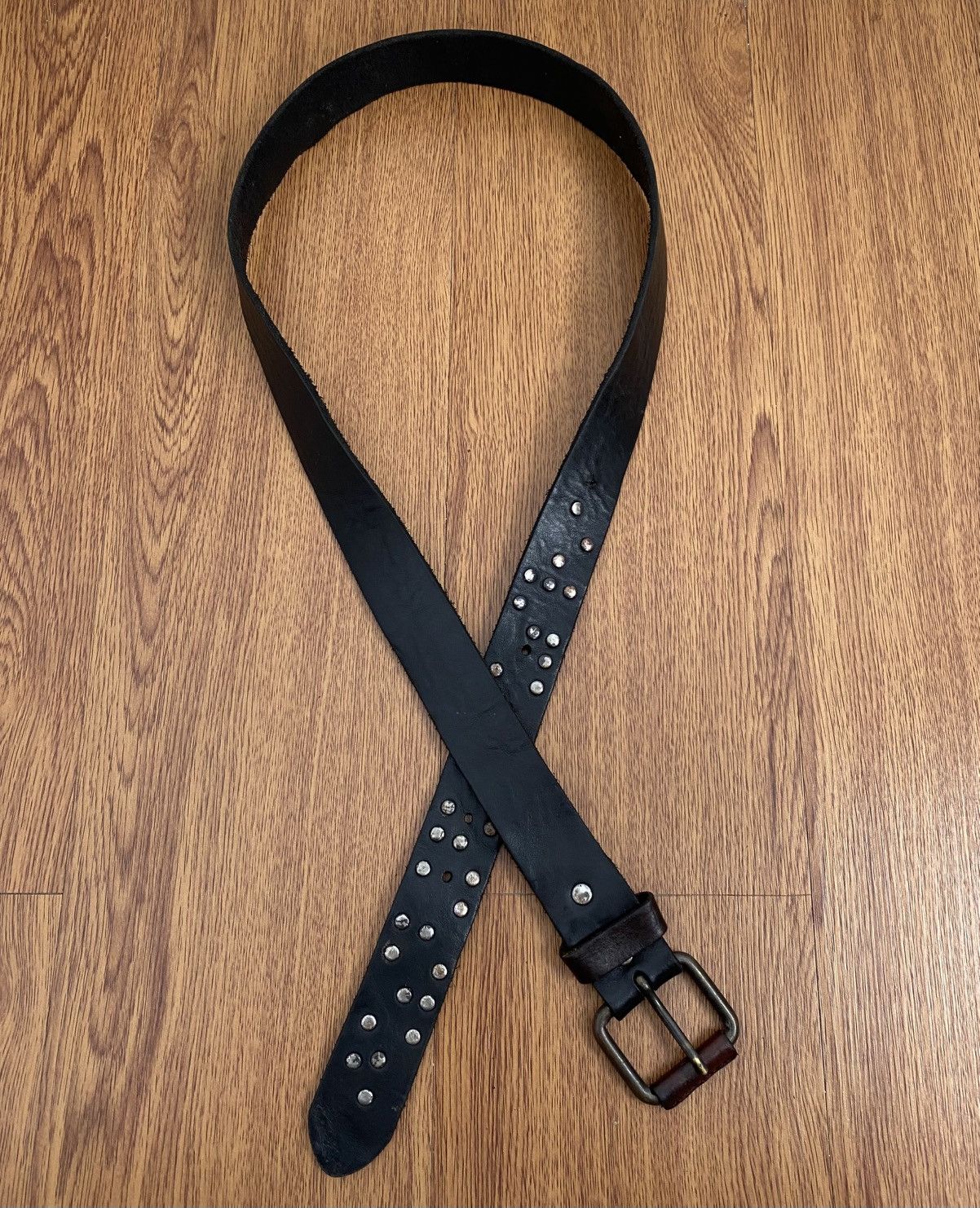 小物 00s kmrii leather belt japanese label Japanese Brand Kmrii If six was nine inspired Tan | Depop