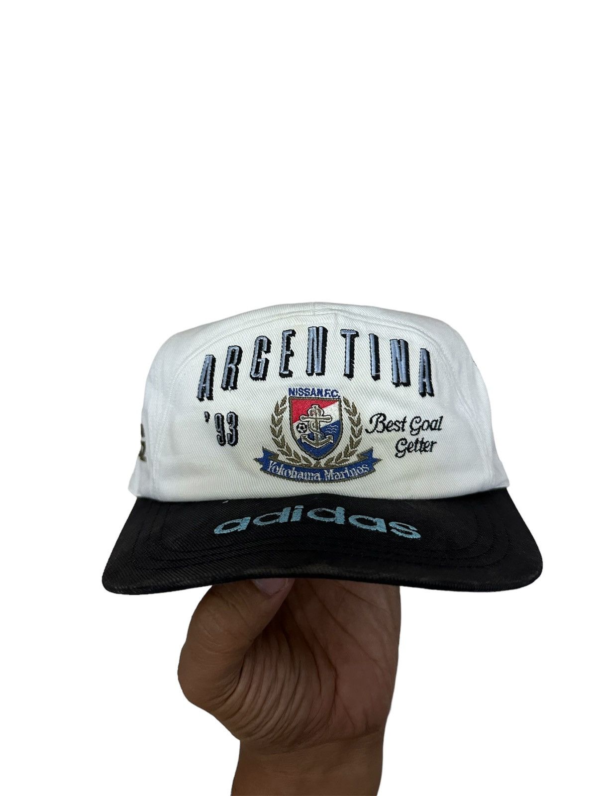 Vintage Adidas 7 Panel Hat X Ramon Diaz 🇦🇷 X Nissan F.C