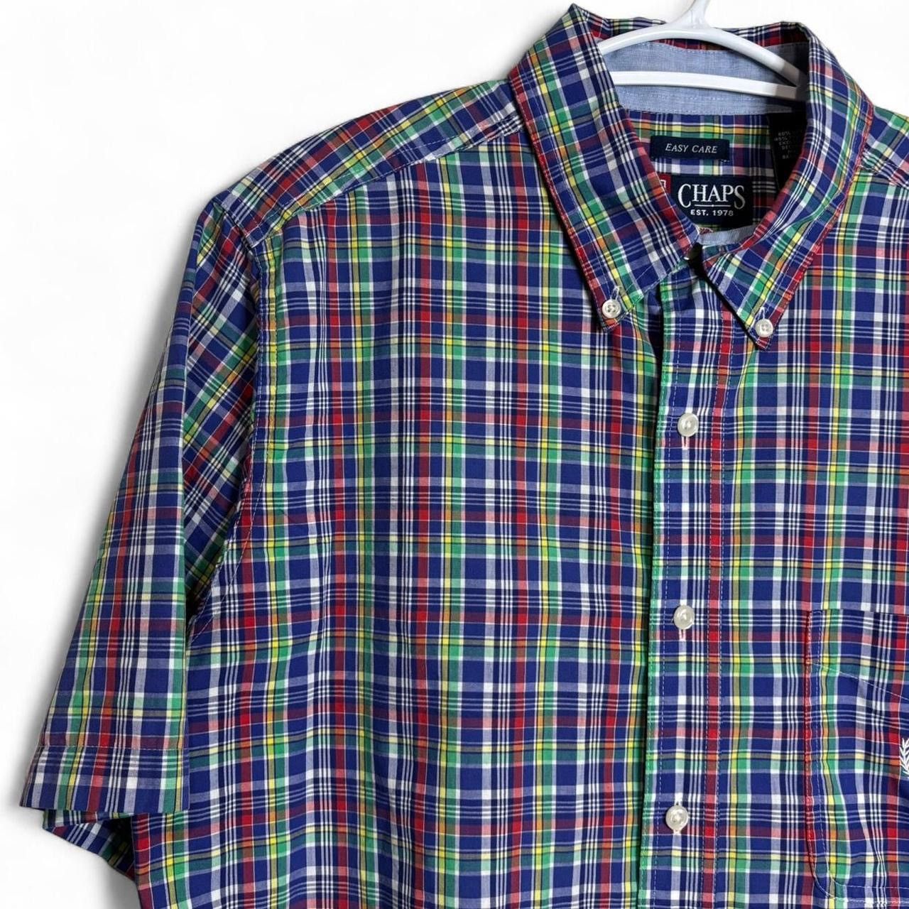 Chaps Ralph Lauren Chaps Plaid Multi Color Button-Up Shirt - M Size US M / EU 48-50 / 2 - 2 Thumbnail