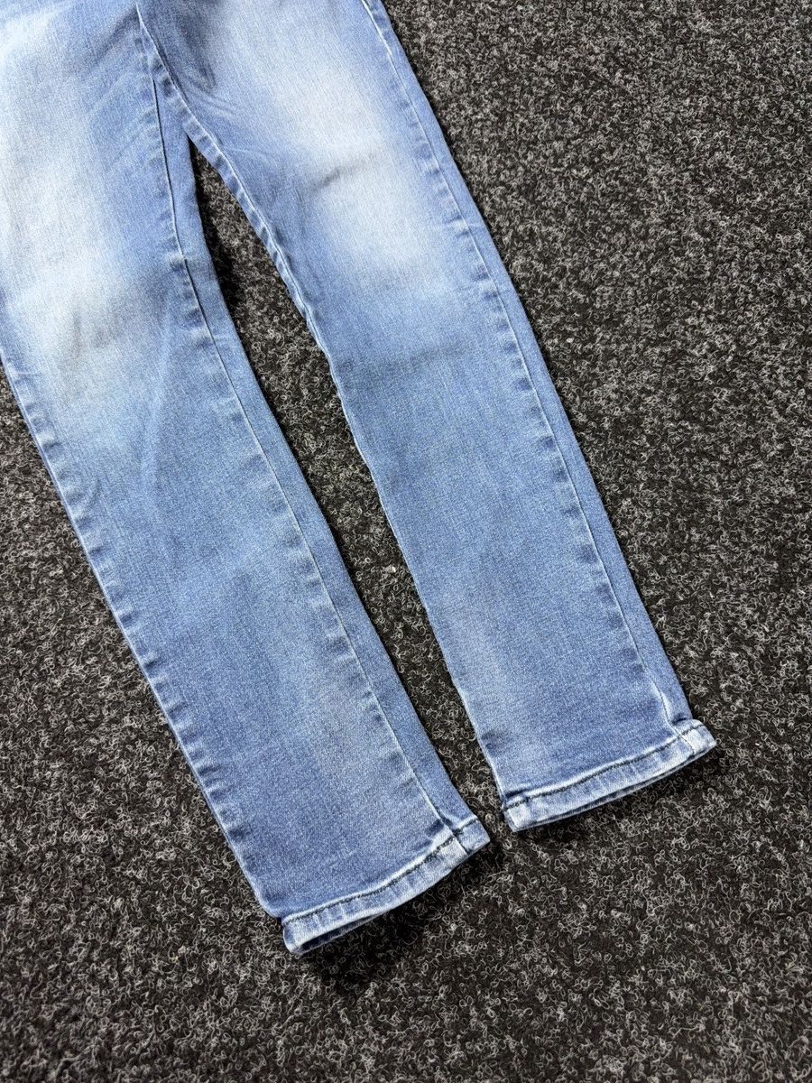 Diesel 00s Diesel Luxury Slandy Super Skinny Y2K Light Wash Jeans Size 28" / US 6 / IT 42 - 5 Thumbnail
