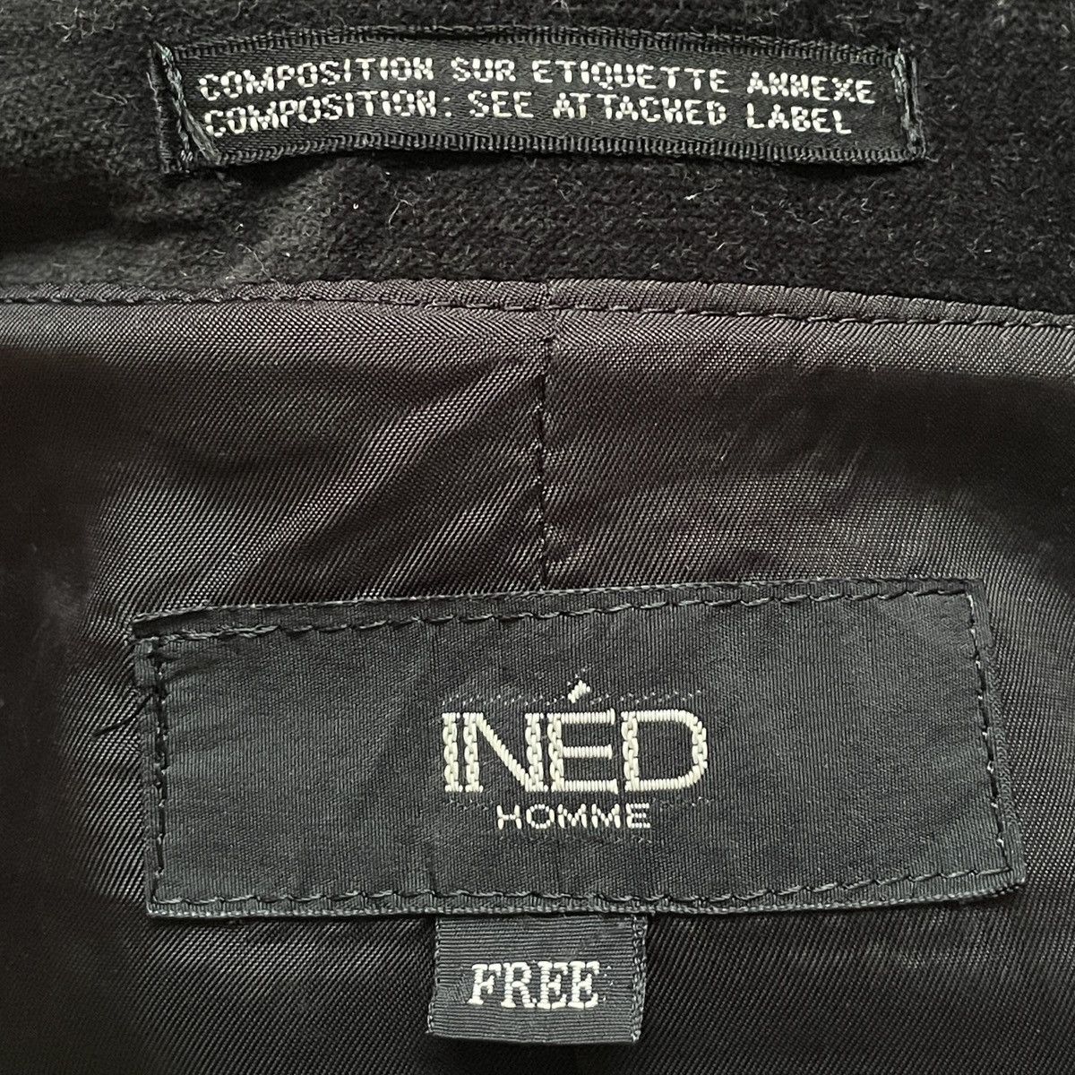 Japanese Brand × Vintage × Yohji Yamamoto Vintage Japanese Brand Yohji Yamamoto Ined Wool Parka 2000s Size US M / EU 48-50 / 2 - 9 Thumbnail