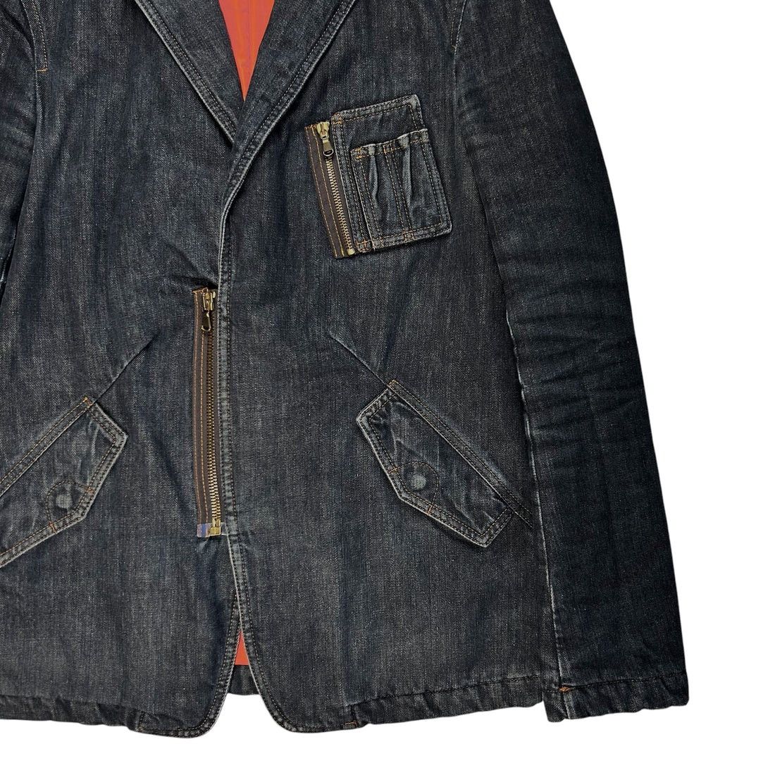 Raf Simons RAF by Raf Simons Padded Cargo Denim Blazer Size US M / EU 48-50 / 2 - 5 Thumbnail