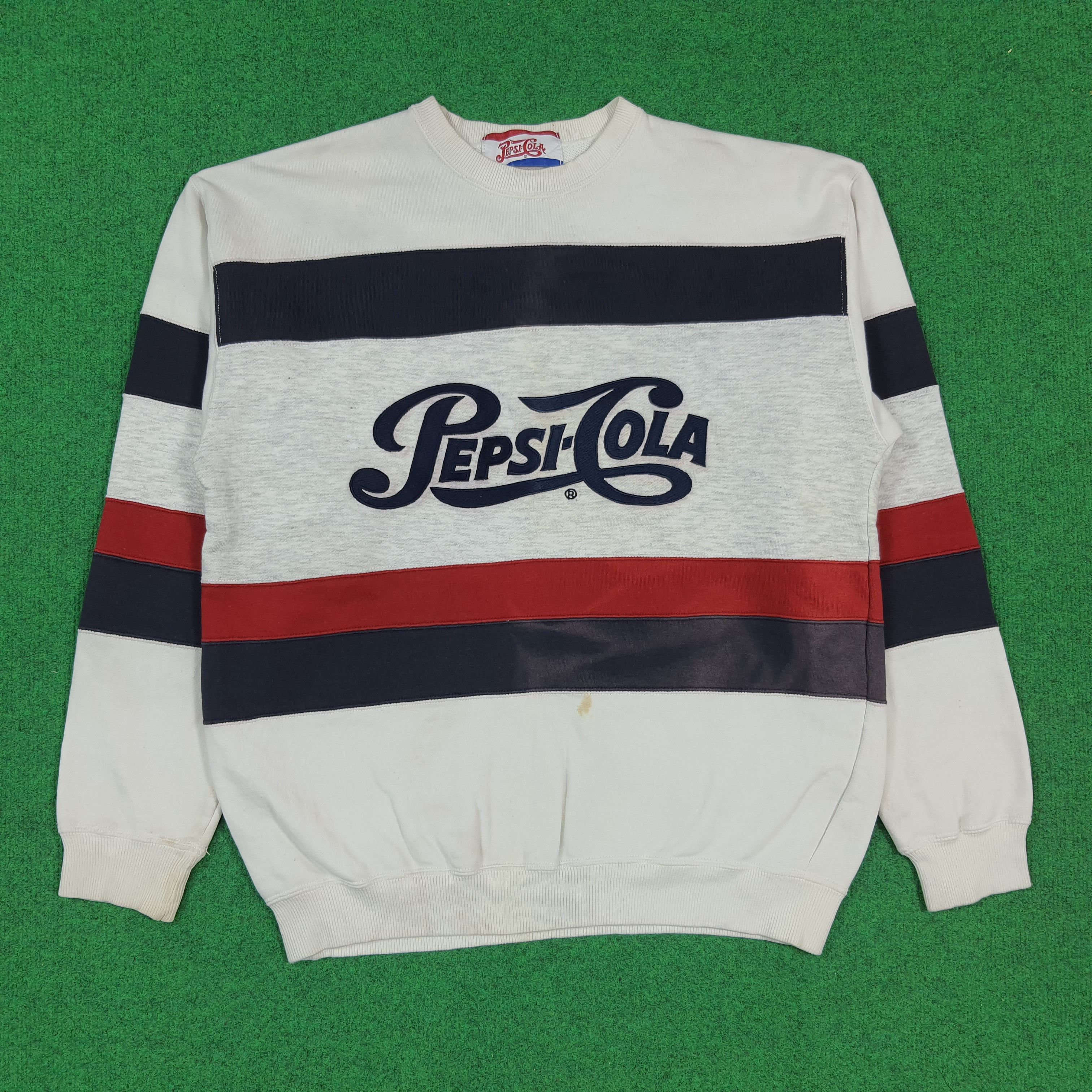 Pepsi Vintage Pepsi Cola Streetwear Pullover Crewneck C298N10 Size US M / EU 48-50 / 2 - 1 Thumbnail