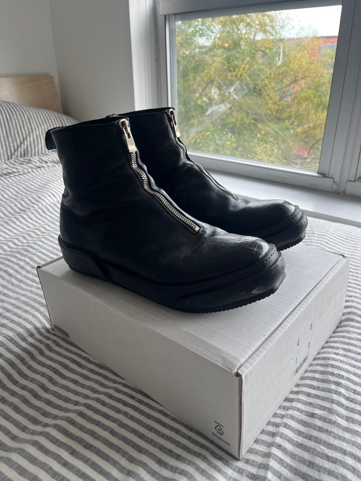 Pre-owned Guidi Pls Shoes In Black