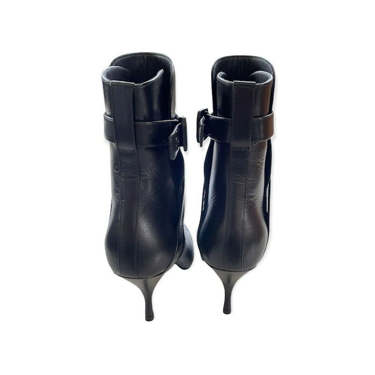 Bottega Veneta Bottega Veneta 533047 Women's Black Leather Ankle boots US 7 Size US 7 / IT 37 - 5 Thumbnail
