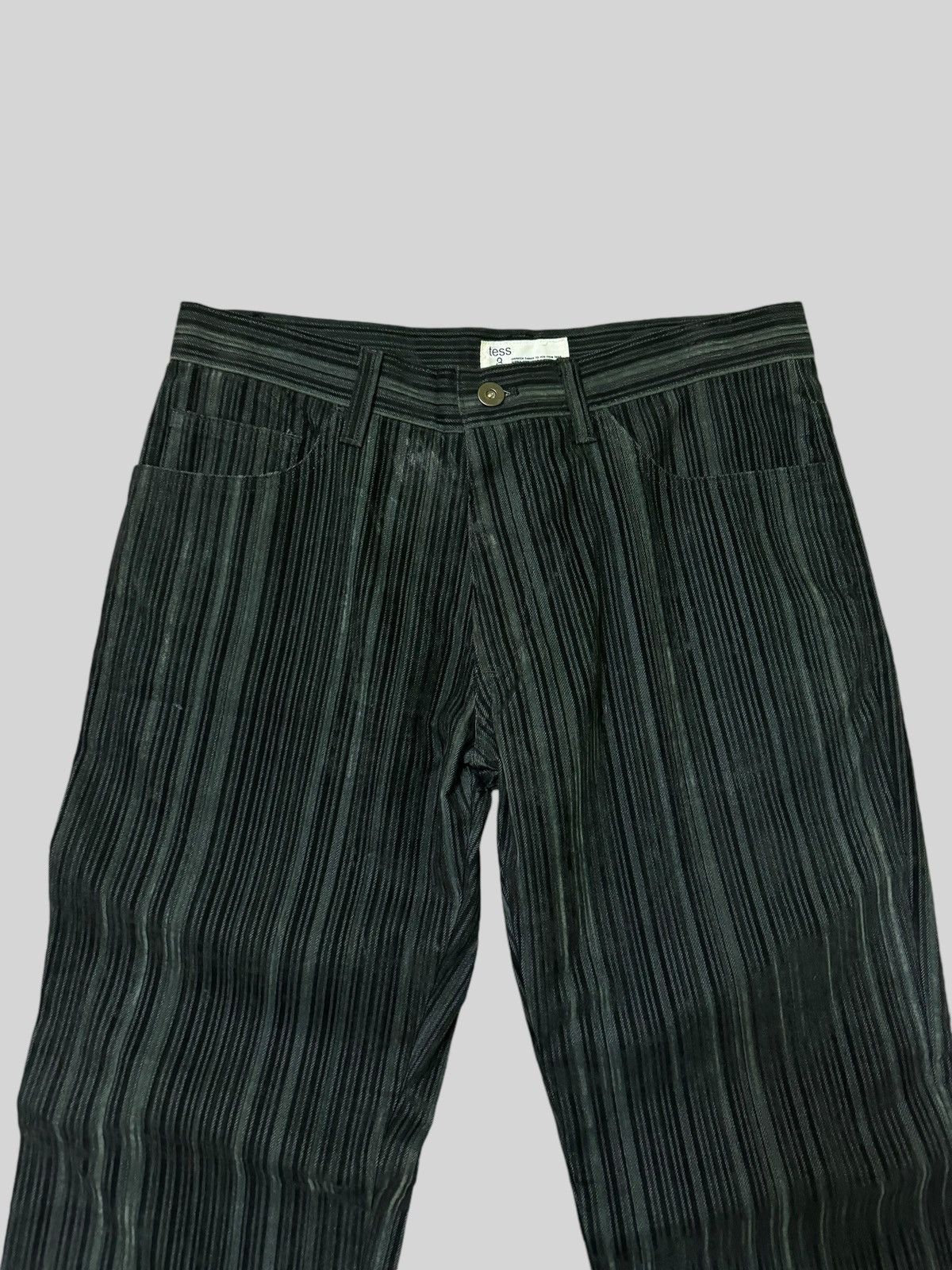 If Six Was Nine × Japanese Brand × Tornado Mart TESS 3 HIRO VELVET STRIPES FLARED PANTS Size US 30 / EU 46 - 3 Thumbnail