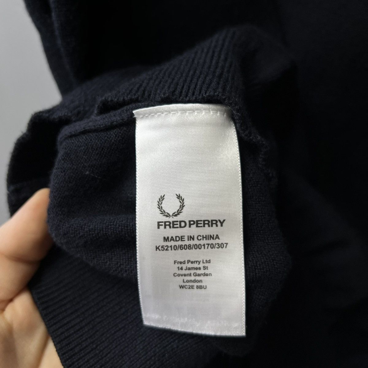 Fred Perry × Vintage Fred Perry Merino Wool Vest y2k men’s navy Size US XL / EU 56 / 4 - 8 Thumbnail