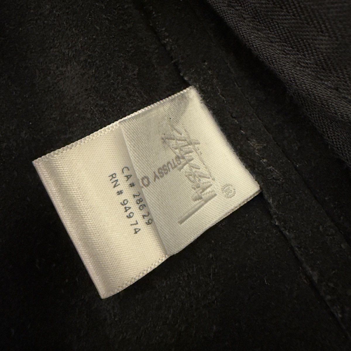 Stussy Stüssy Black Suede Trucker Jacket L – Hand Painted Size US L / EU 52-54 / 3 - 4 Thumbnail