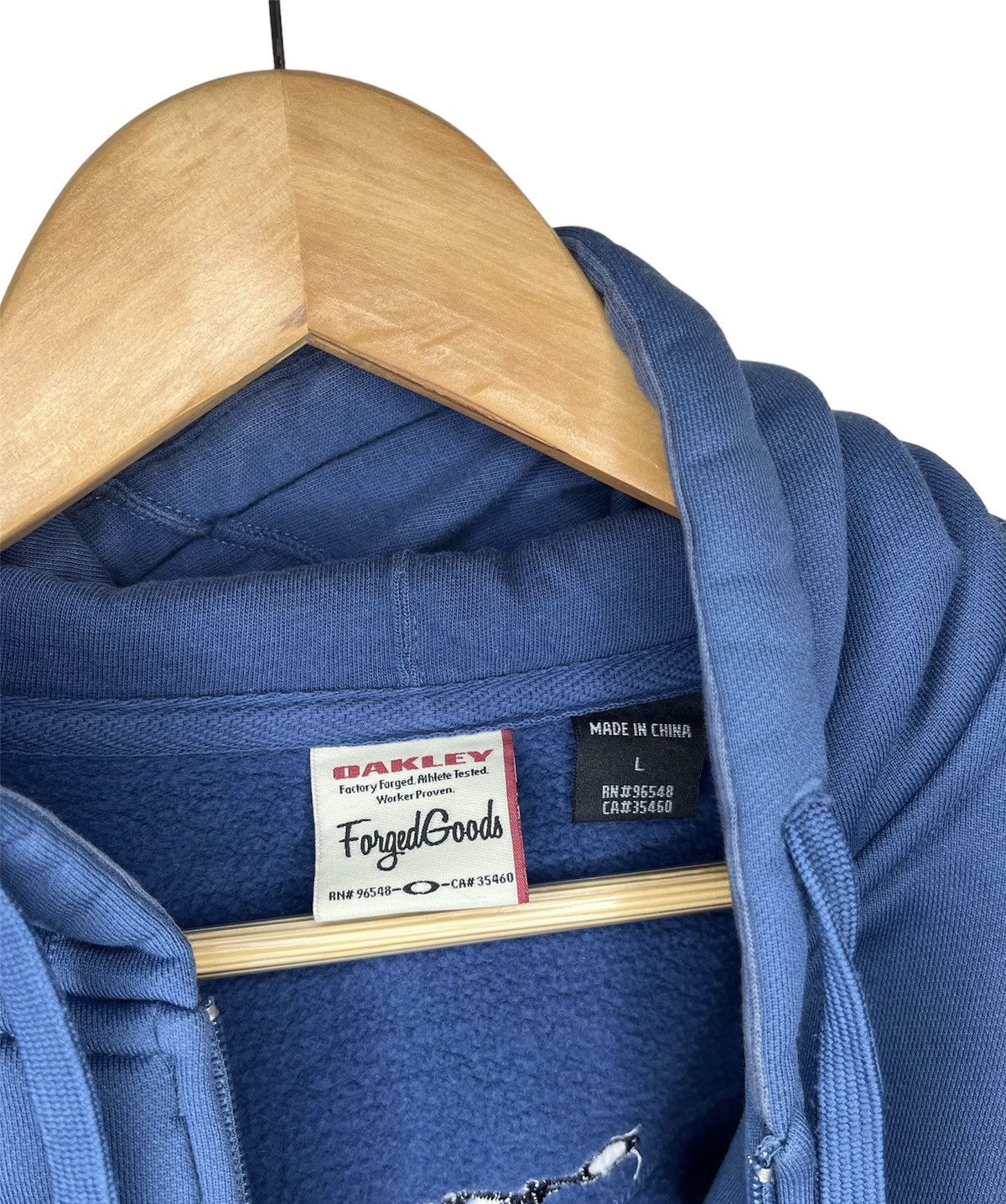 Oakley Vintage Y2k Oakley O Logo Zip Up Fleece Hoodie Size US L / EU 52-54 / 3 - 6 Thumbnail