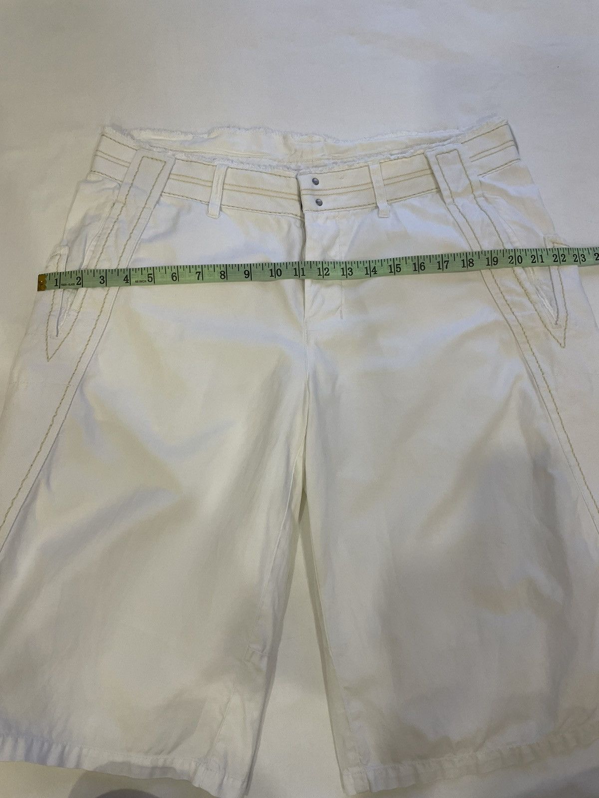 Marithe + Francois Girbaud × Vintage Le Jean De Marithe Francois Girbaud rap shorts Size US 33 - 12 Thumbnail