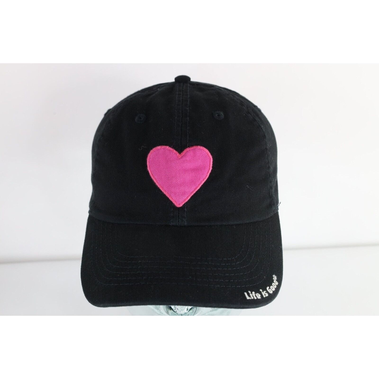 Life is Good Life Is Good Faded Heart Logo Cotton Strapback Hat Cap Size ONE SIZE - 1 Thumbnail