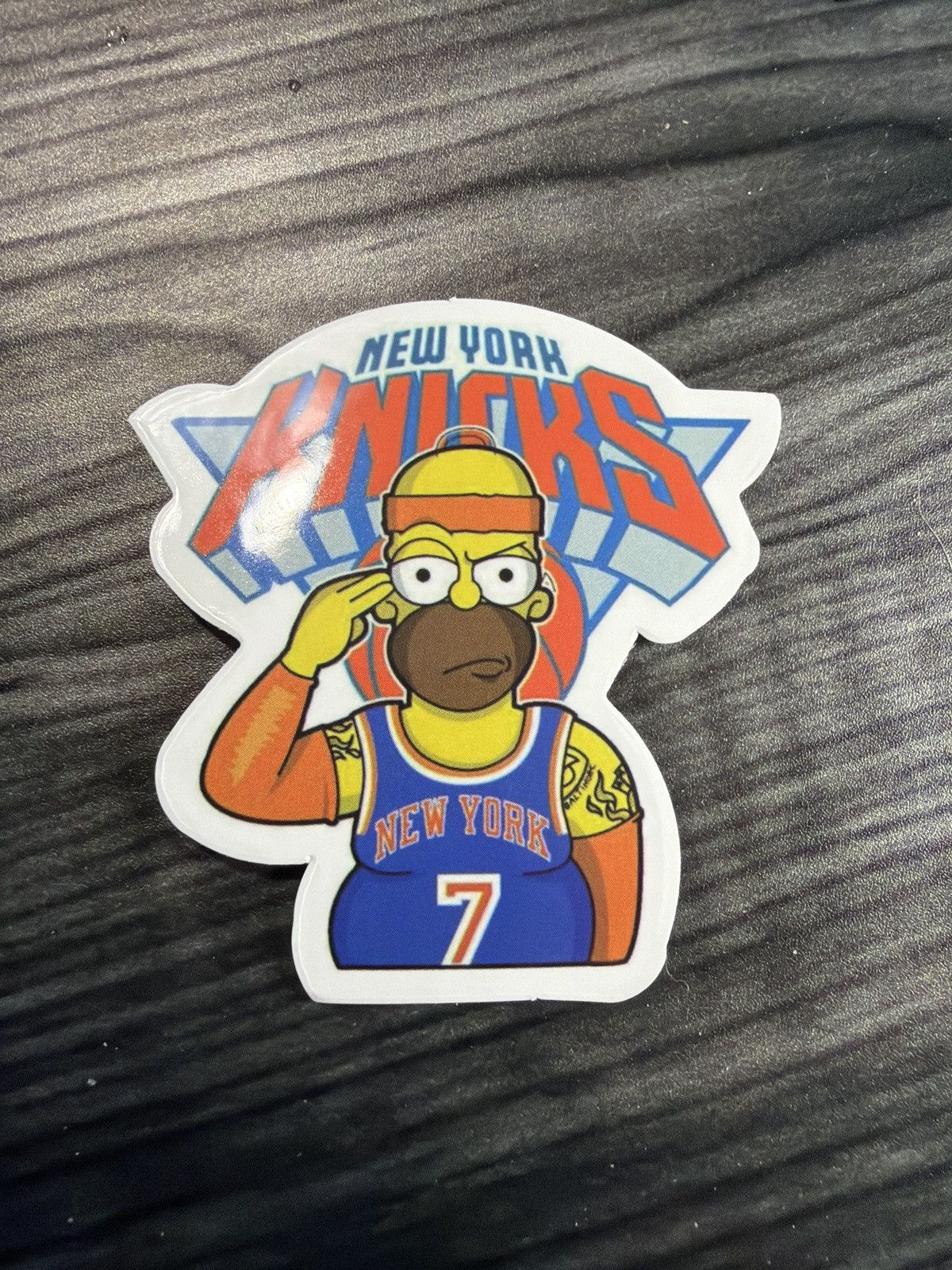 The Simpsons Homer Simpson New York Knicks Sticker Size ONE SIZE - 1 Thumbnail