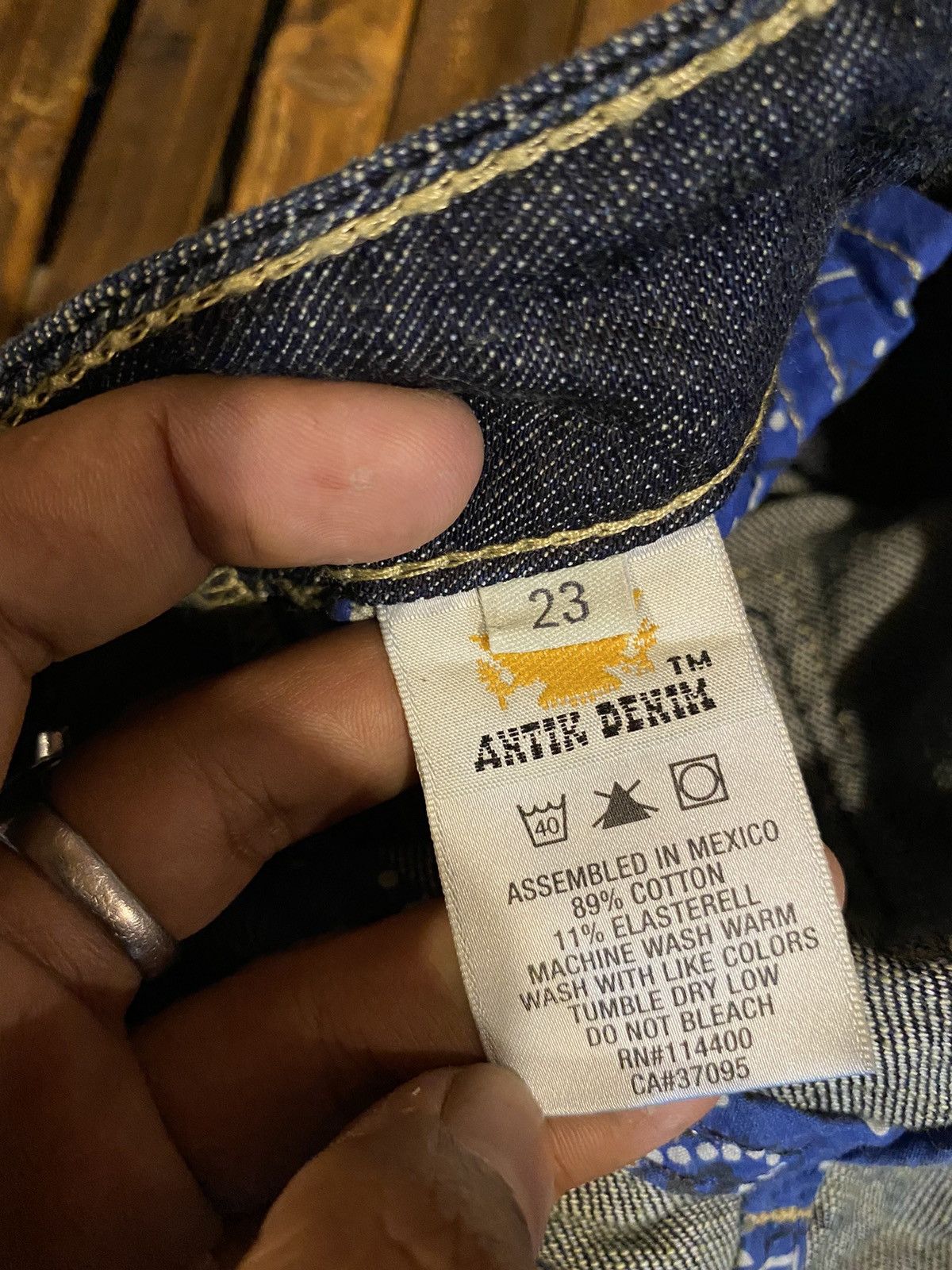 Japanese Brand ANTIK DENIM IFSIXWASNINE STYLE PANTS Size 26" / US 2 / IT 38 - 10 Thumbnail