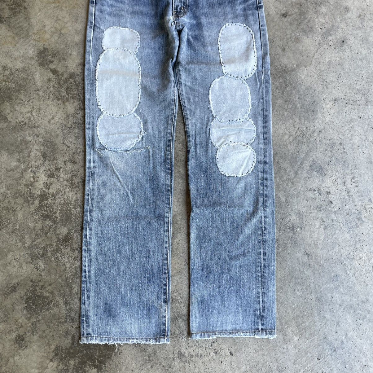 Edwin 🔥Vintage Edwin 503 Stoned Washed Ripped Distress Denim Jeans Size US 30 / EU 46 - 3 Thumbnail