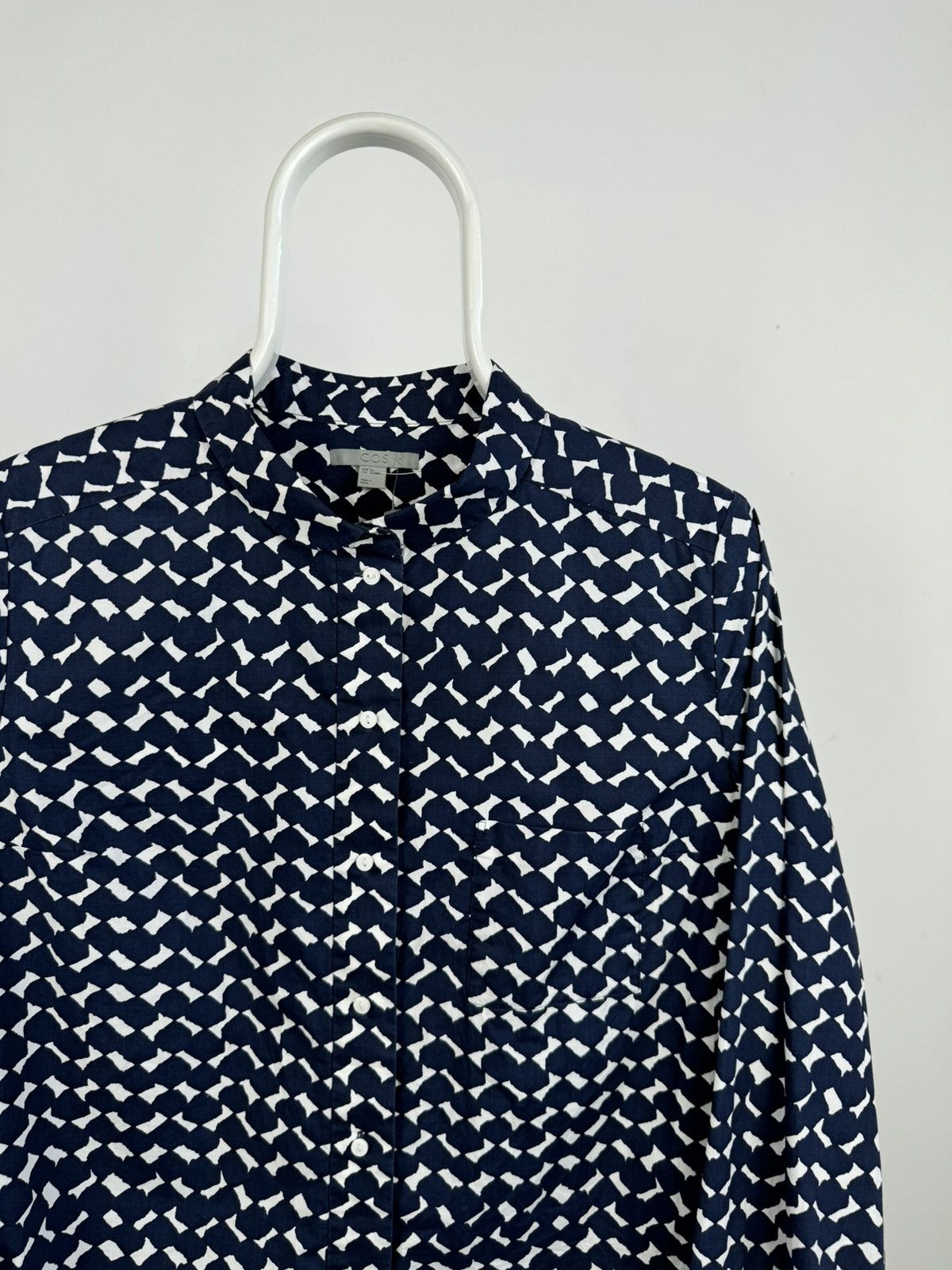 Cos Woman’s Cos Printed Monogram Long Sleeve Shirt Size XS / US 0-2 / IT 36-38 - 2 Thumbnail