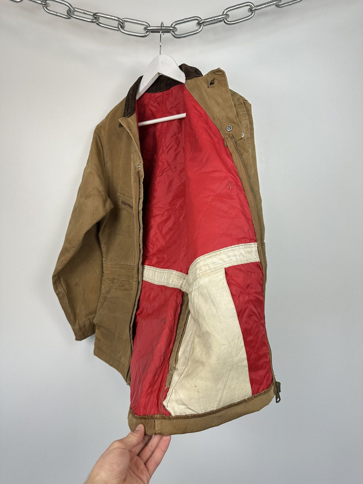 Carhartt Vintage 70s Carhartt USA Rare Utility Arctic Detroit Jacket Size US S / EU 44-46 / 1 - 19 Thumbnail