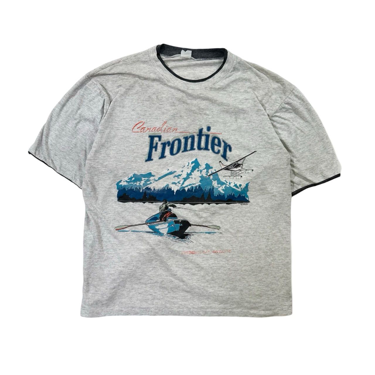 Vintage Vintage 90s Canadian Frontier Big Print Nature Graphic Size US L / EU 52-54 / 3 - 1 Thumbnail