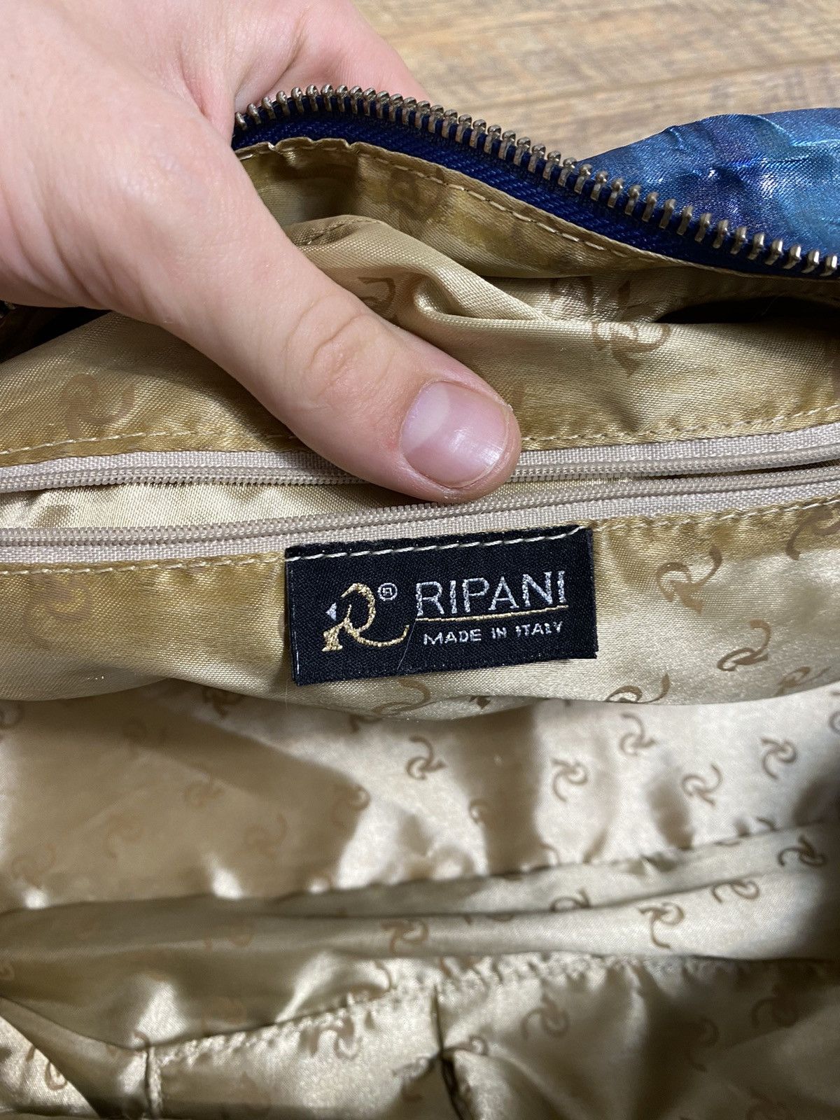 Other Ripani Made in Italy Bag. Blue Leather Size ONE SIZE - 9 Thumbnail