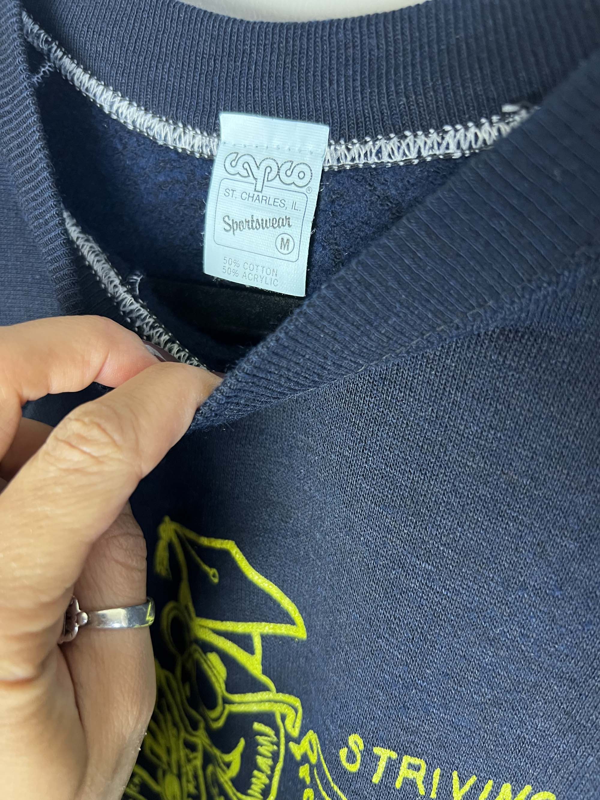 Vintage 70's "Striving for Professionalism Class of '45" Sweatshirt Size US M / EU 48-50 / 2 - 10 Thumbnail