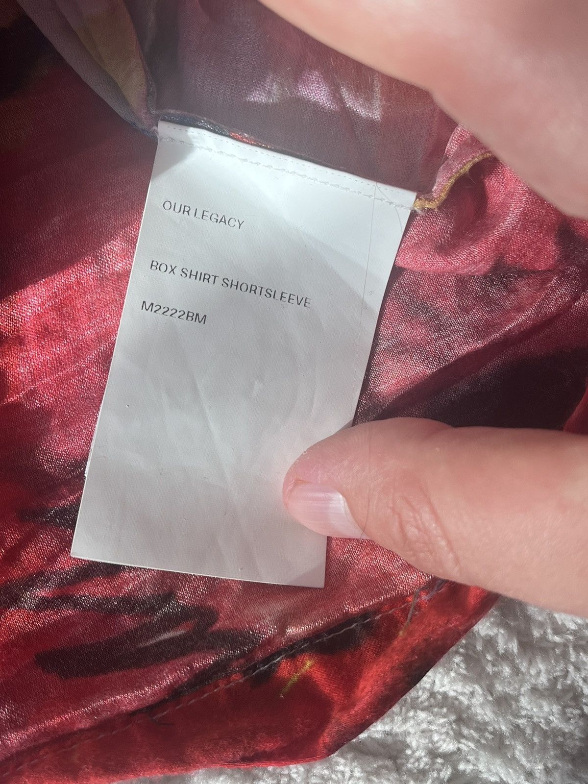 Our Legacy Our Legacy Box Shortsleeve shirt Size US M / EU 48-50 / 2 - 5 Thumbnail