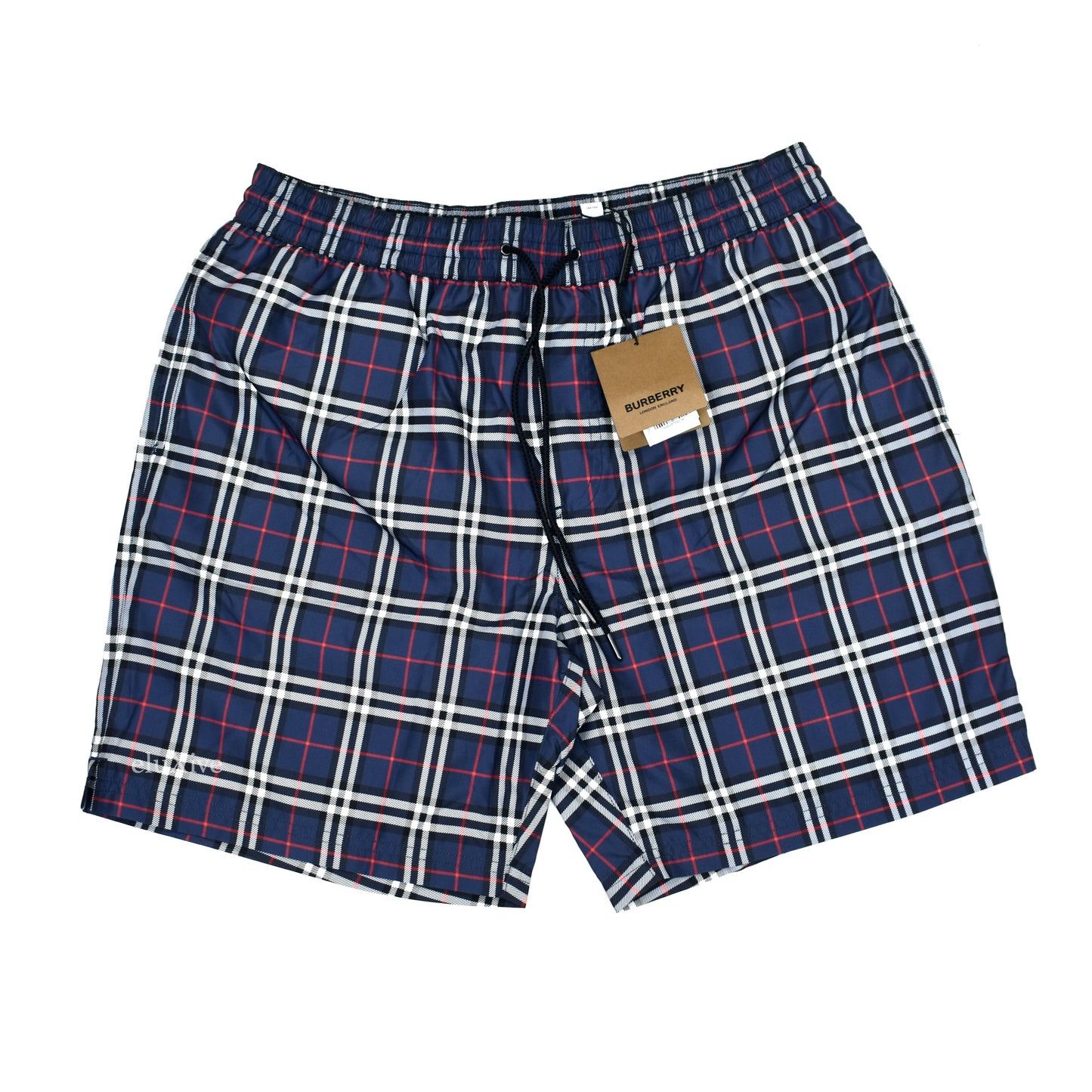Burberry Burberry Navy Archive Check Swim Shorts Trunks Size US 32 / EU 48 - 1 Thumbnail