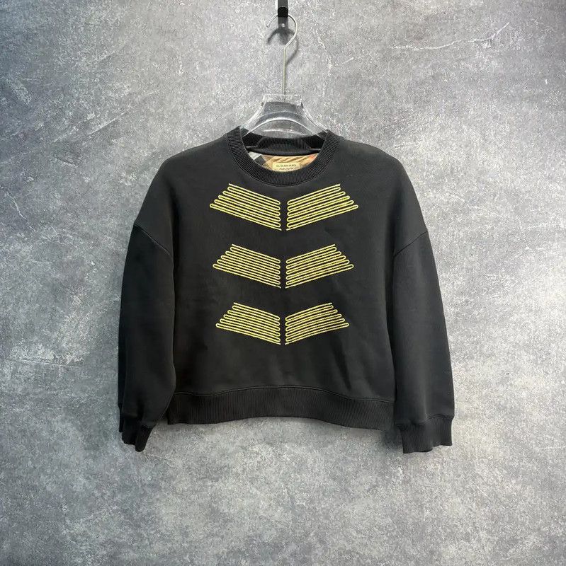 Burberry Burberry Black Cotton Women's Sweatshirt Size M / US 6-8 / IT 42-44 - 1 Thumbnail