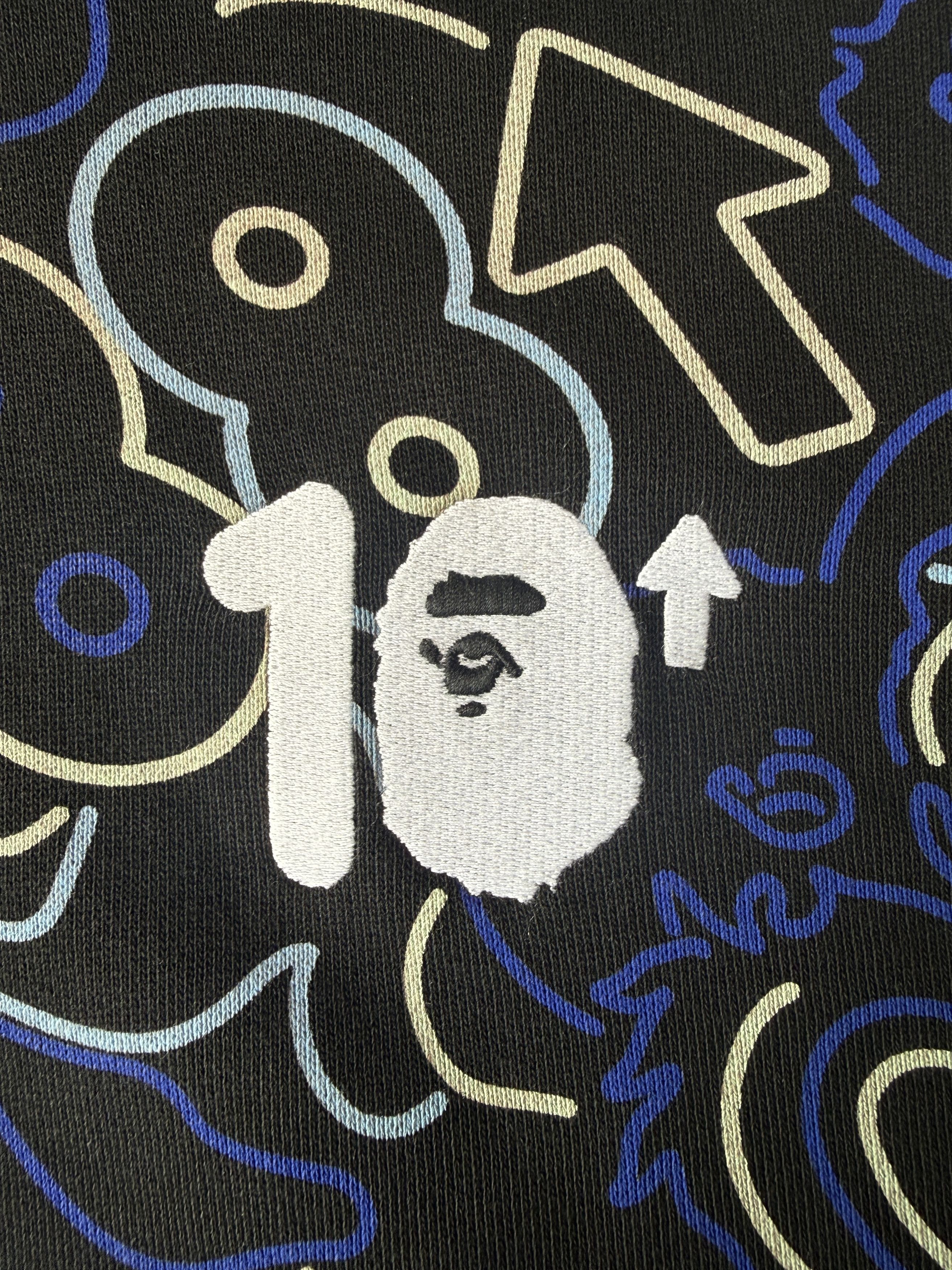 Bape BAPE X 88RISING GLOW IN THE DARK CAMO SHARK FULL ZIP HOODIE Size US L / EU 52-54 / 3 - 10 Thumbnail