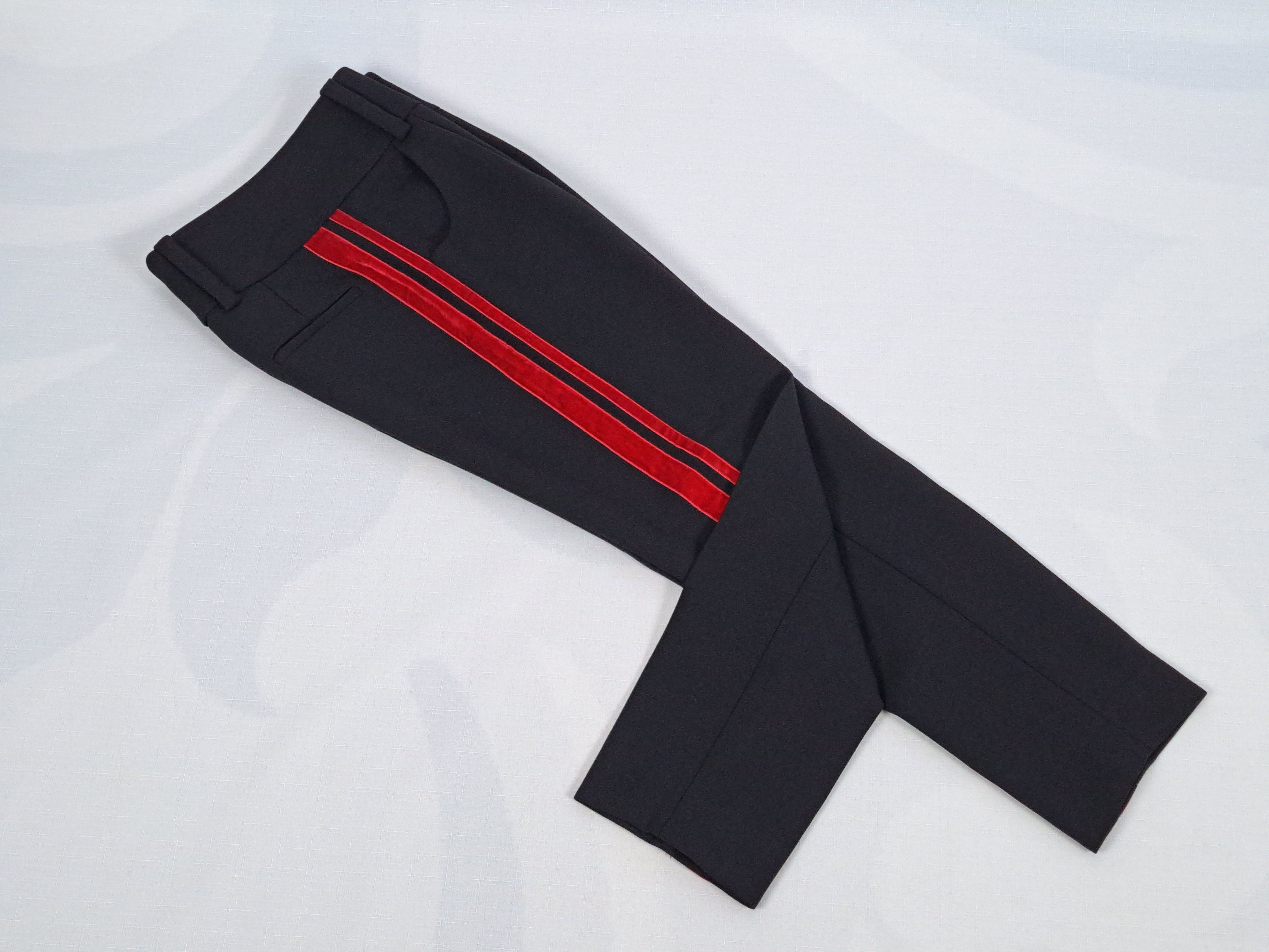 Petar Petrov Petar Petrov high waist wool pants with red stripe. Size 28" / US 6 / IT 42 - 11 Thumbnail