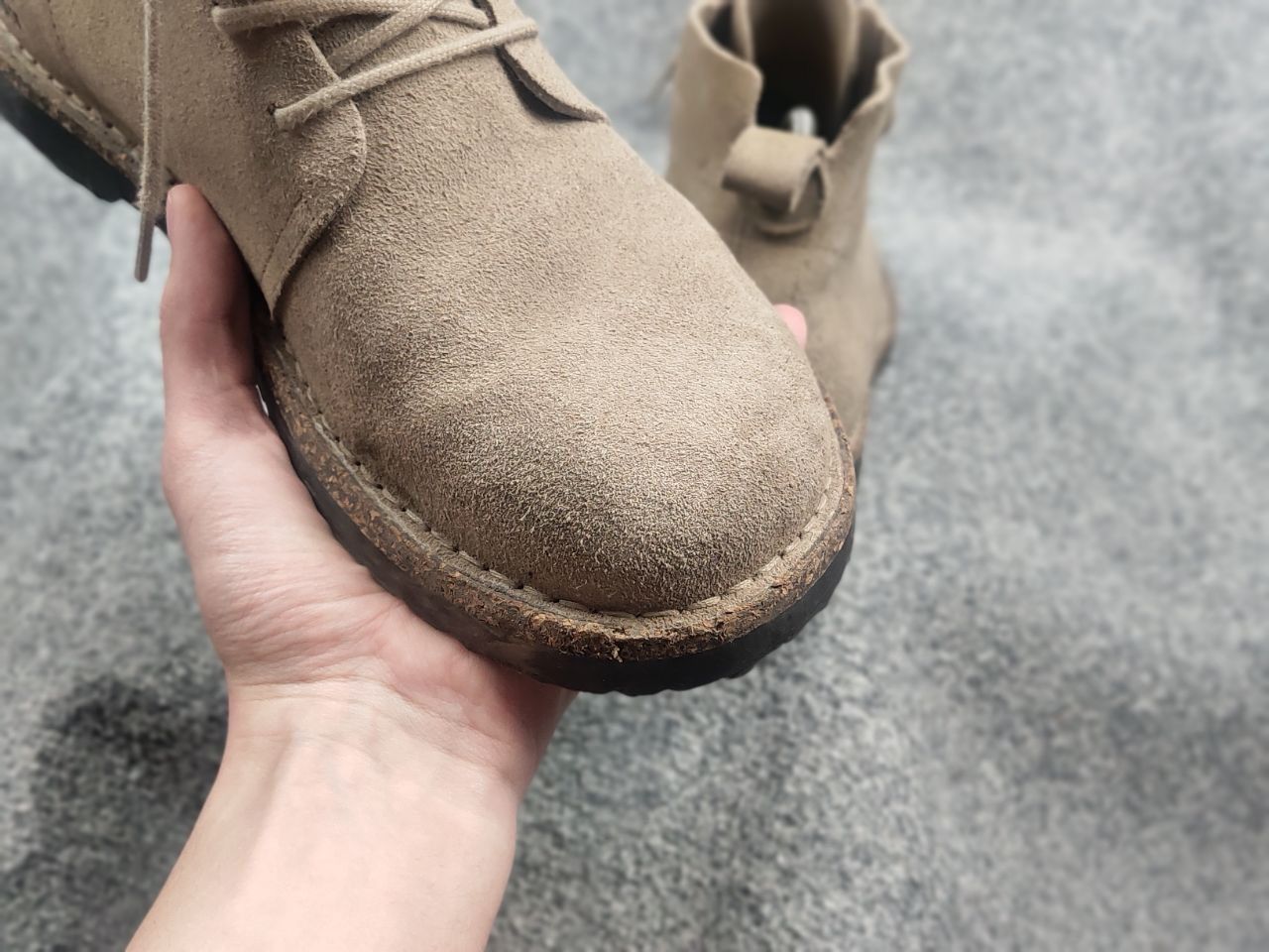 Birkenstock Birkenstock Uppsala Mid Boots suede leather taupe Lace Shoes Size US 10 / EU 43 - 20 Thumbnail